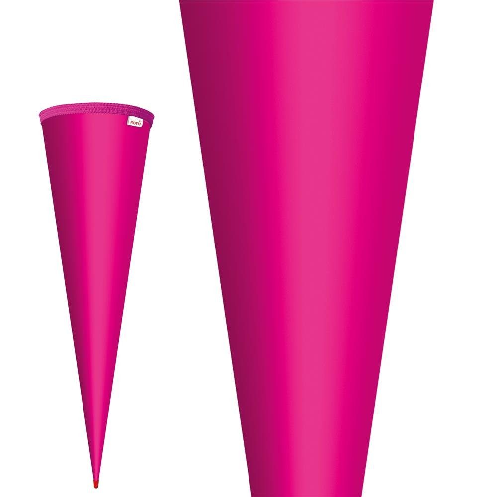 Roth Schultüte Rohling, 70 cm, rund, ohne Verschluss, Zuckertüte zum Basteln