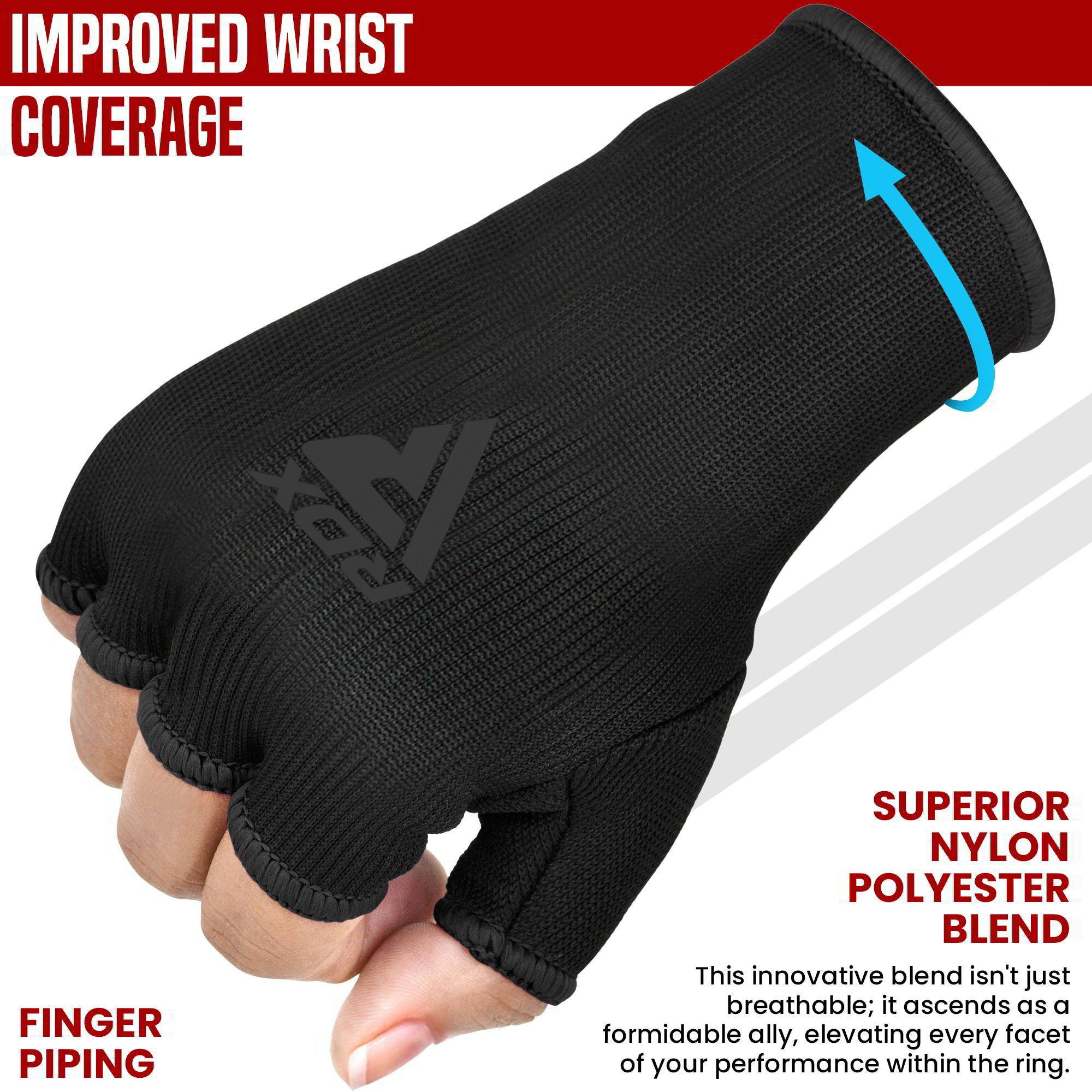 RDX Sports Boxbandagen Boxing Hand Wraps RDX Inner Gloves Boxing Training, Boxing Hand Wraps (Hand Wraps, Inner Gloves, Boxing hand wraps), training