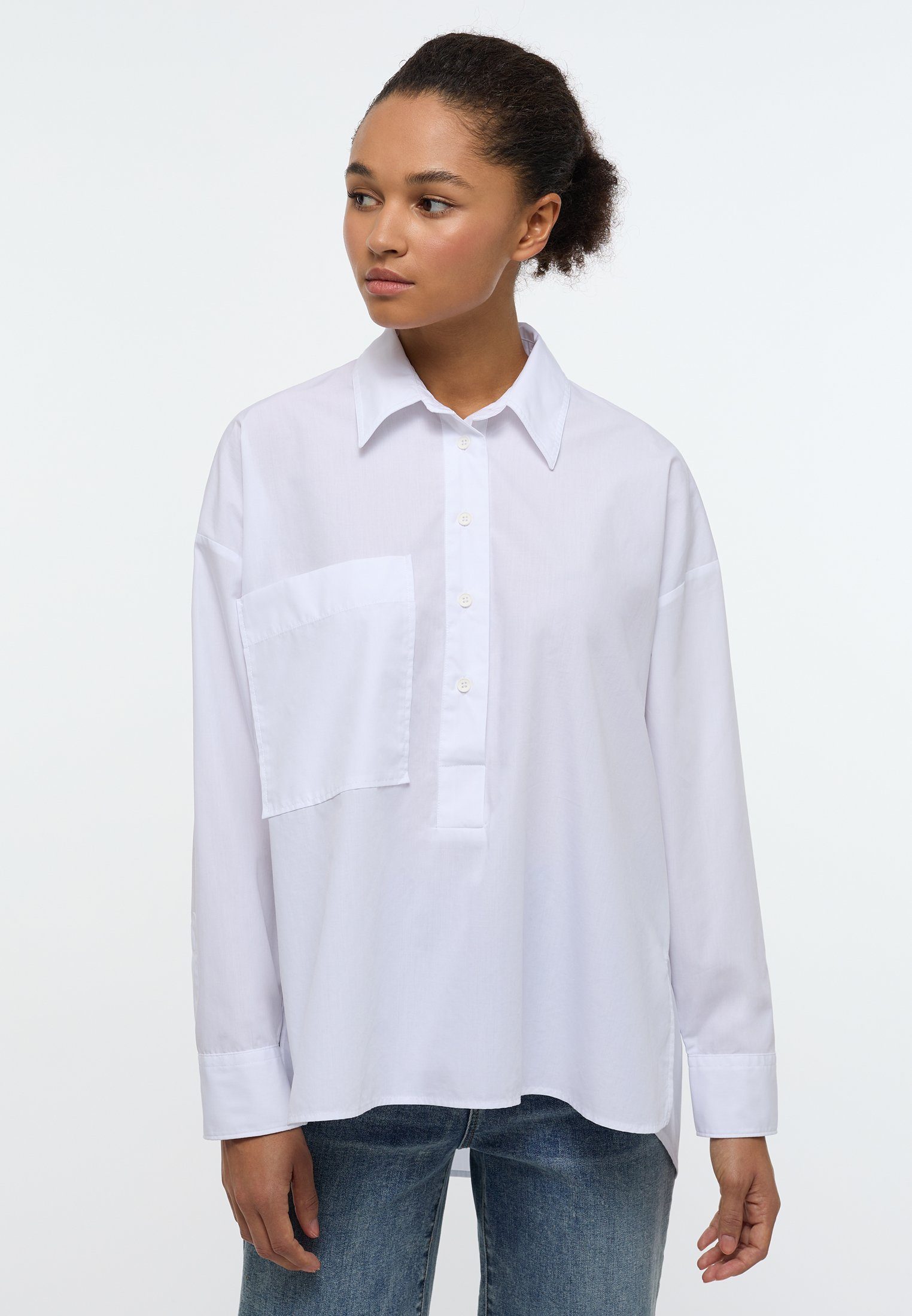 Eterna Longbluse OVERSIZE FIT günstig online kaufen
