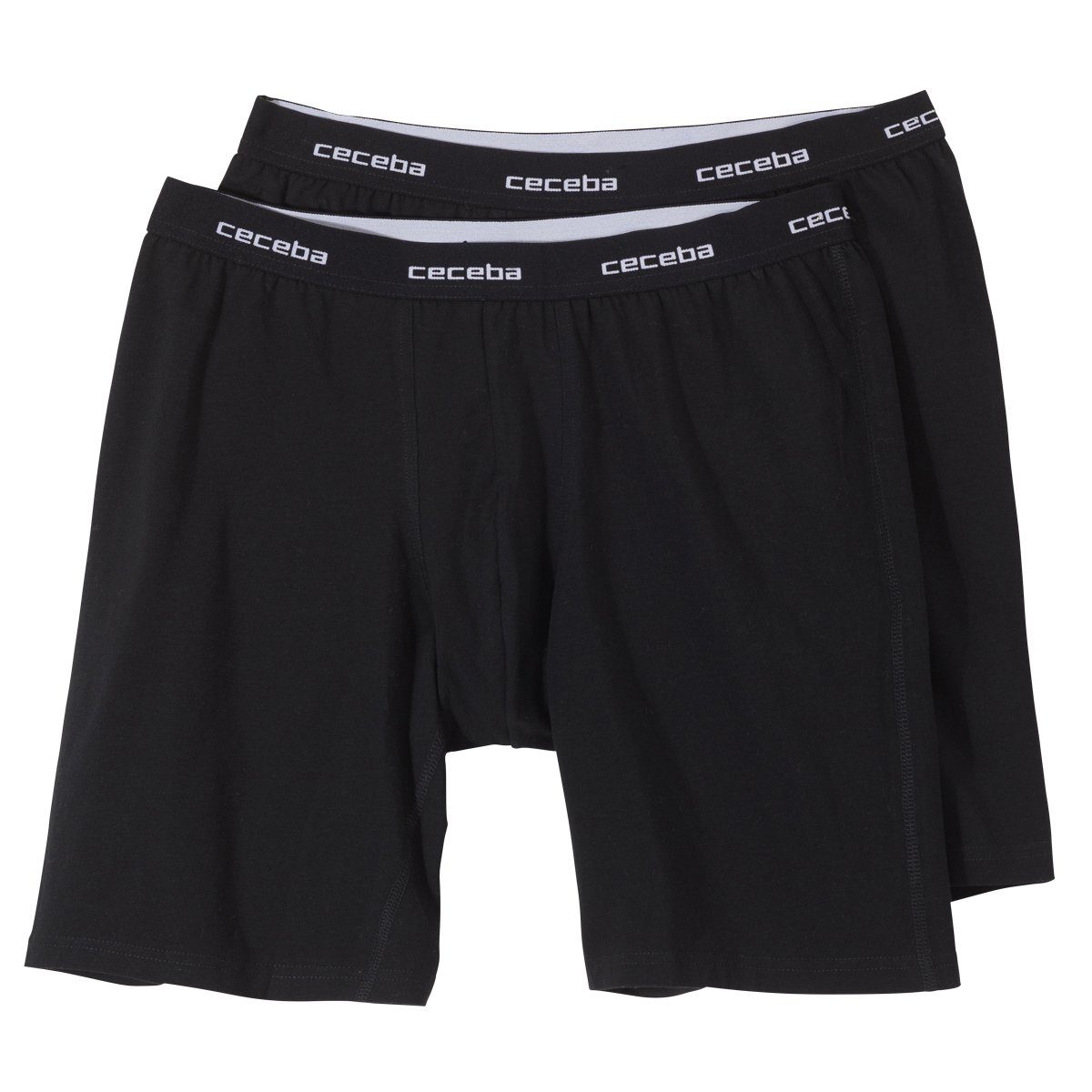 CECEBA Retro Pants Ceceba 2er-Pack Pants längeres Bein schwarz XXL (Packung, 2-St., 2er-Pack)
