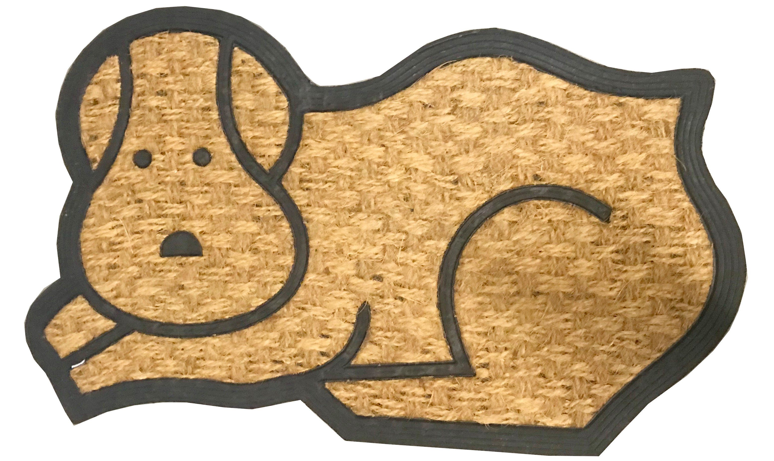 Koopmann Fußmatte Gummi Kokosmotivmatte 40 x 70 cm günstig online kaufen