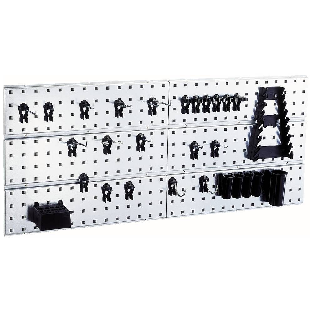 raaco Lochwand Werkzeughaken Lochpaneel x 2 + 28 Clips