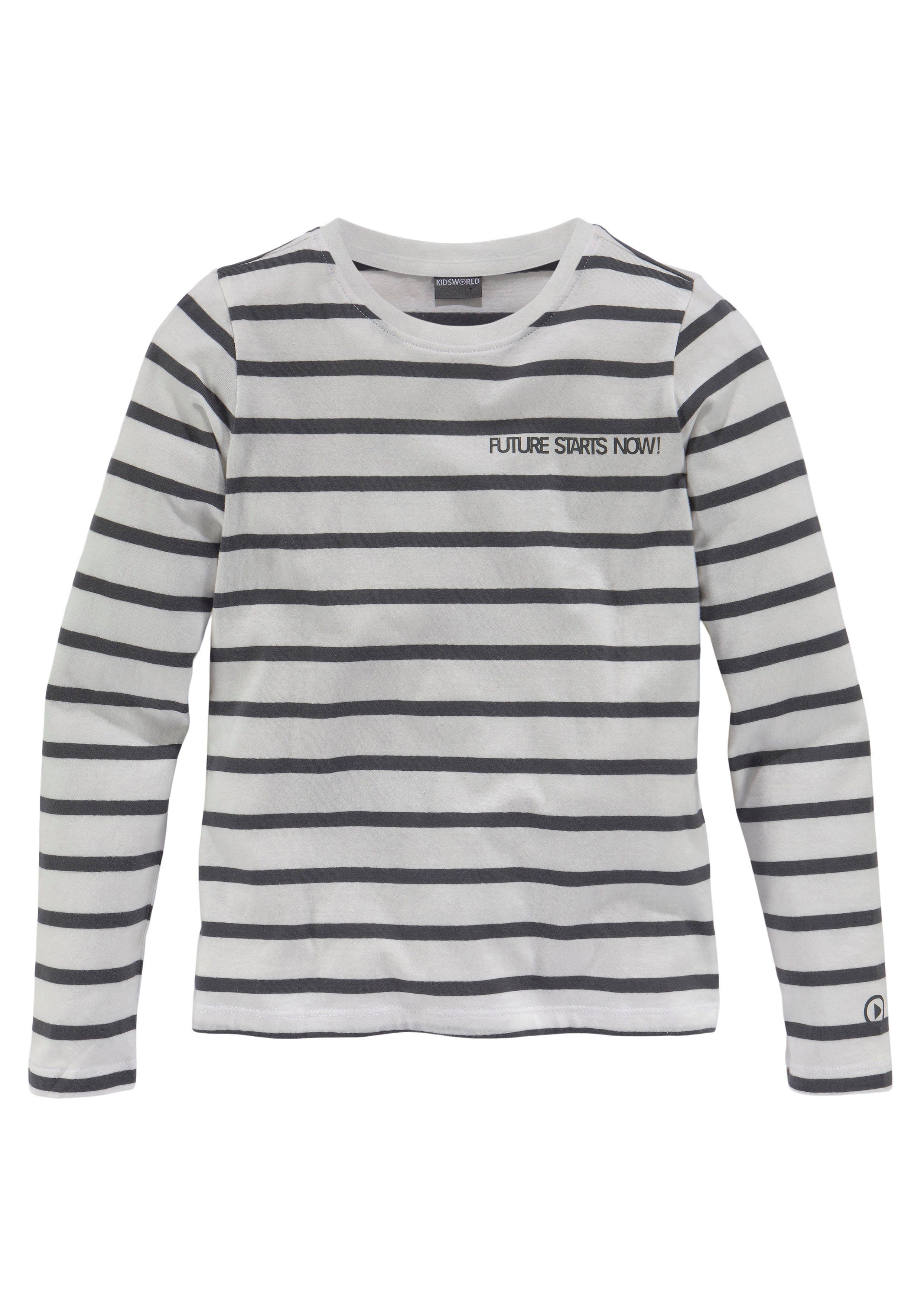 Langarmshirt Future starts now!