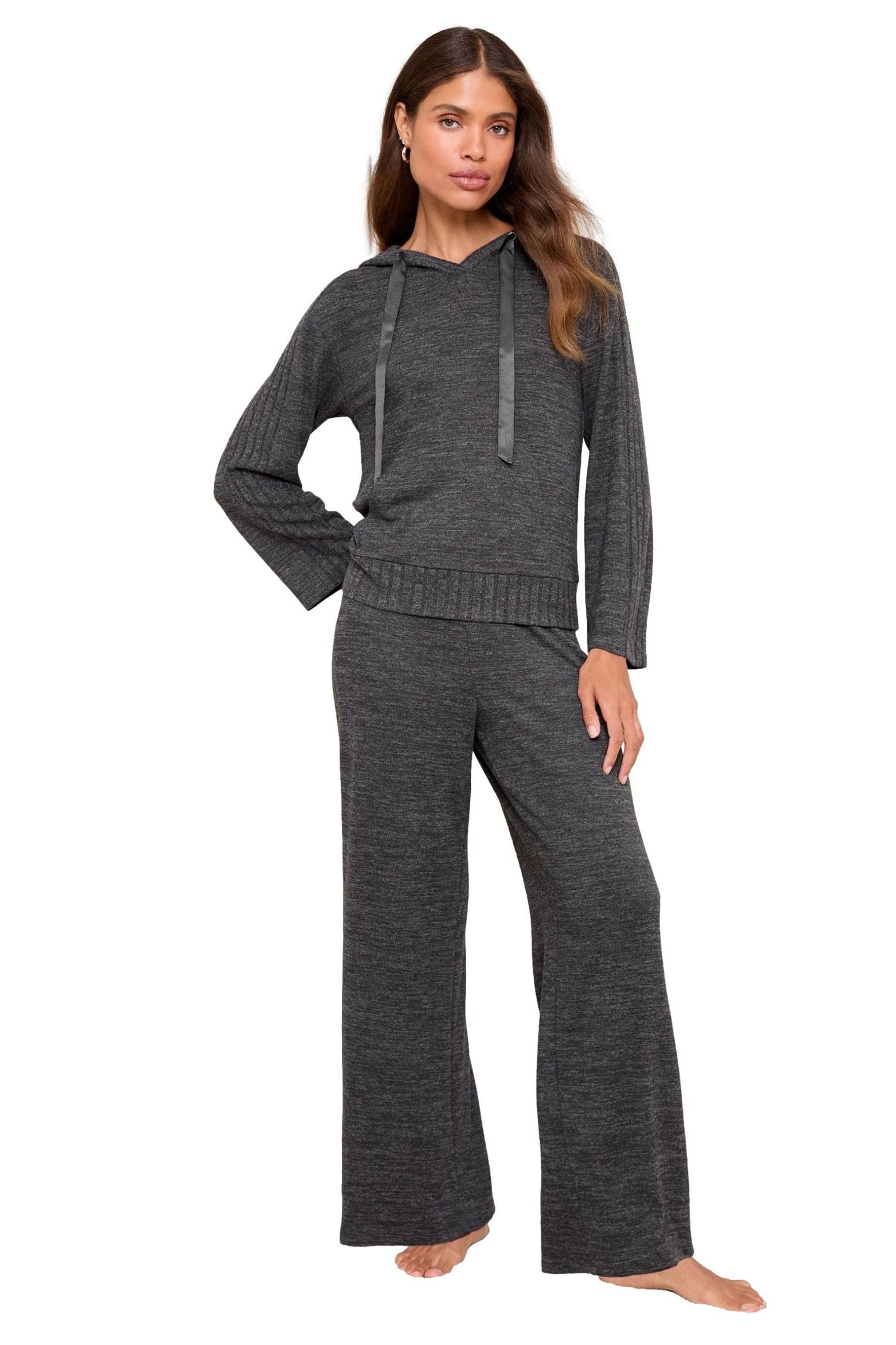 Kapuzenpullover Lipsy Geripptes Freizeit-Kapuzensweatshirt, Petite