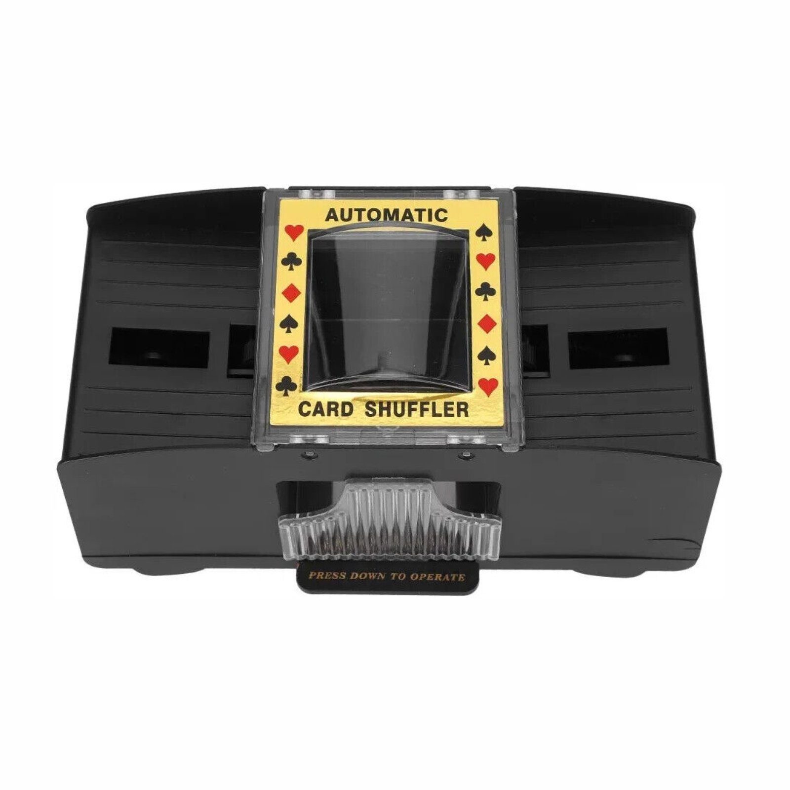 SECUMAX Держатель карты места Automatische Spielkarten Mischmaschine Auto Kartenmischer für 2 Decks