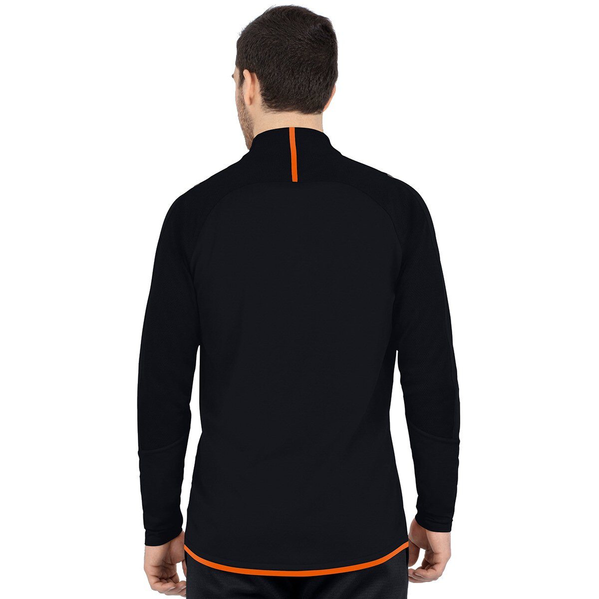 Jako Langarmshirt Ziptop Challenge - Fleece-Innenseite, Zip-Reissverschluss