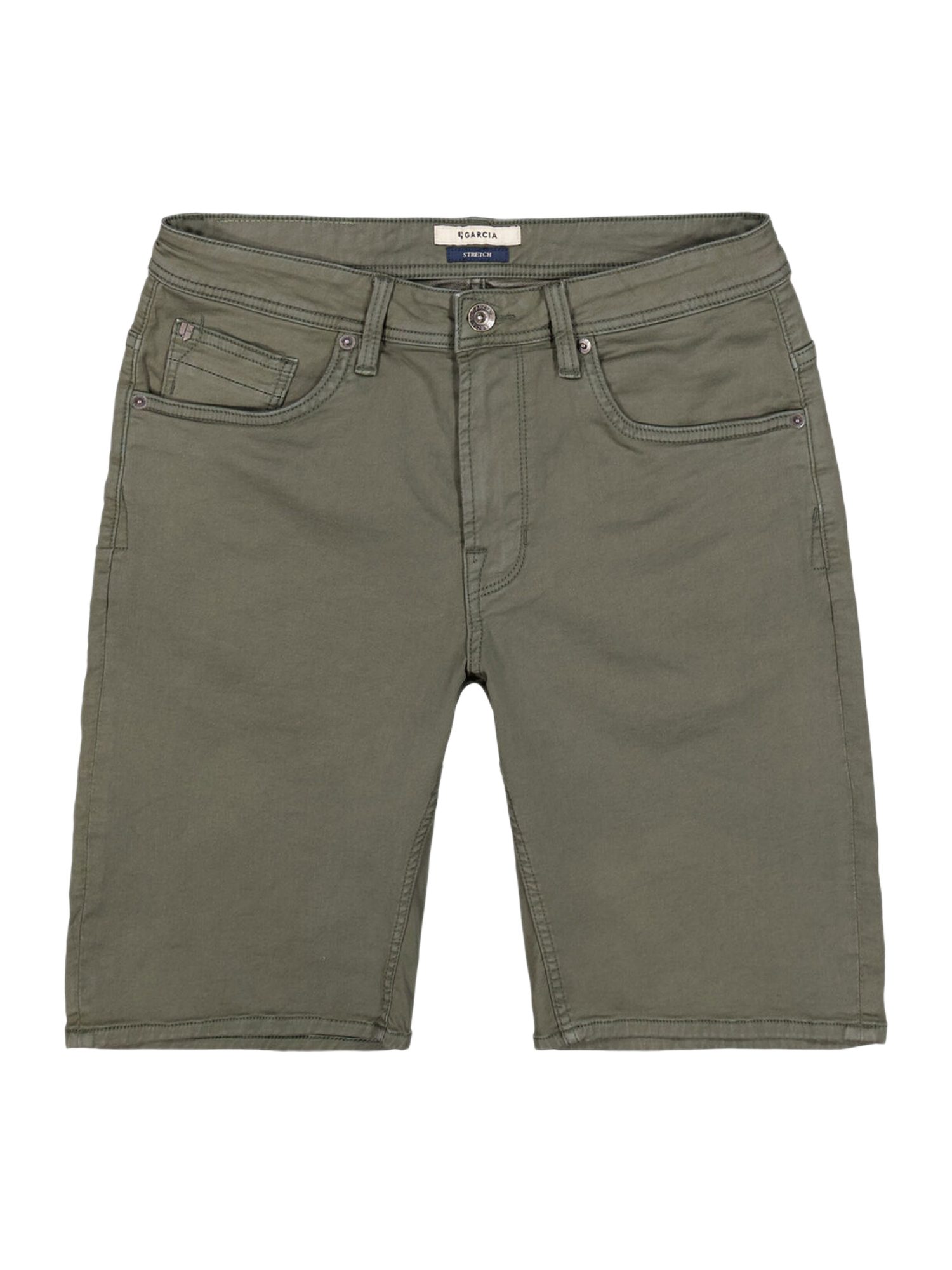 Garcia Bermudas grün,Casual,Baumwolle,Unifarben,Regular Fit