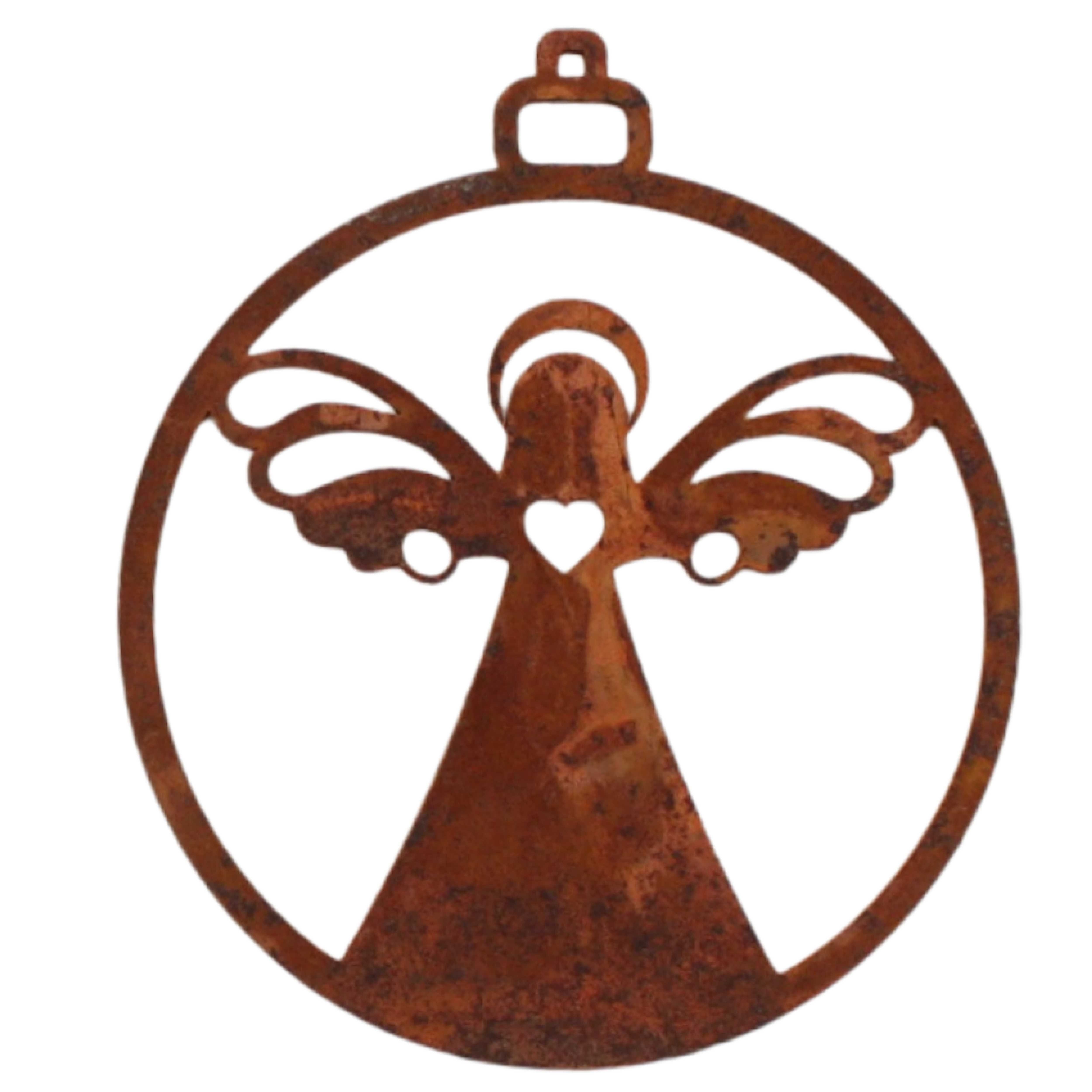 Rostikal Hängedekoration Christbaumschmuck 7 cm Rost Deko, handmade günstig online kaufen
