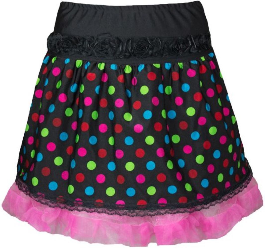 Das Kostümland Kostüm Petticoat Rock 'Perdita' mit Punkten für Damen günstig online kaufen