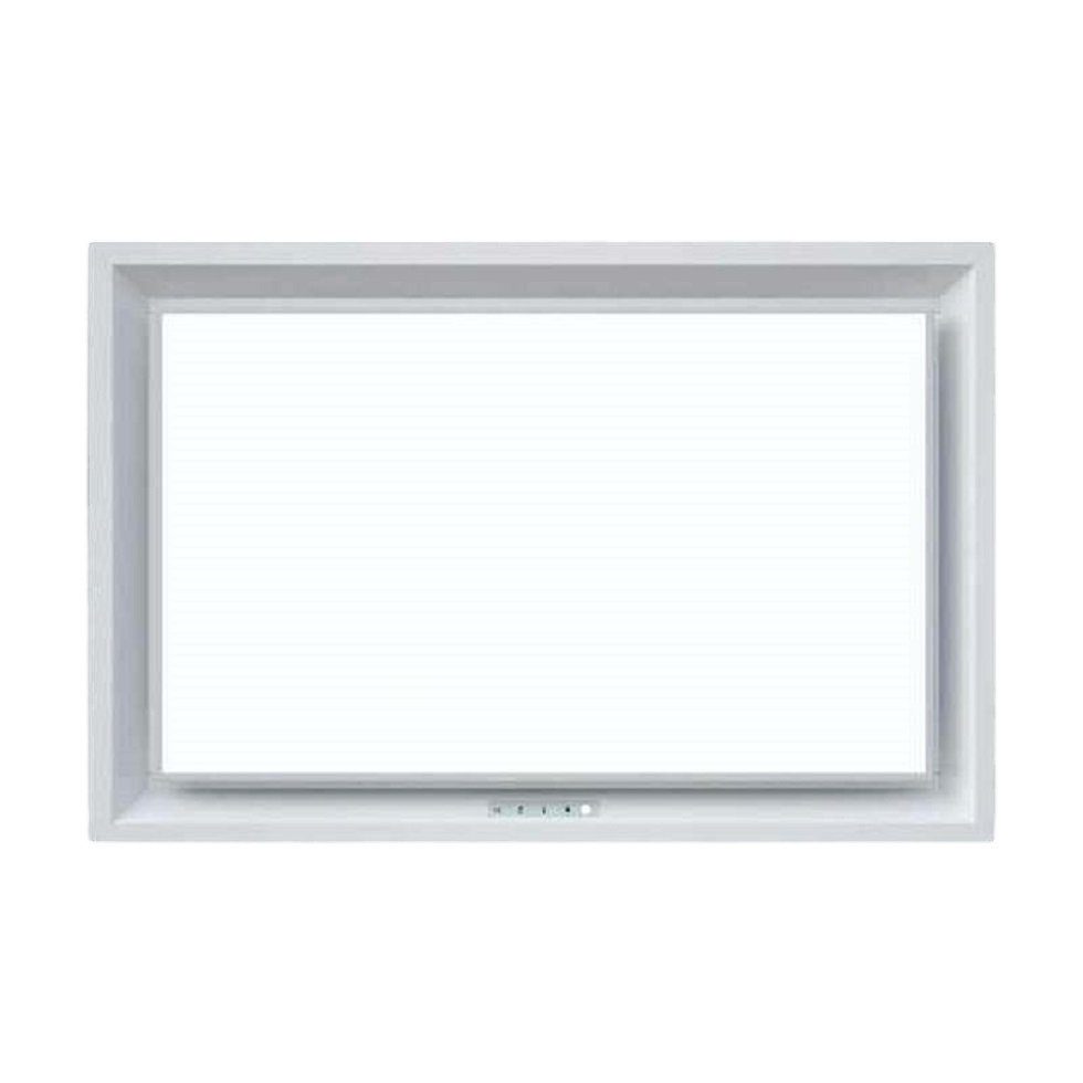 Baumann Deckenhaube ANTANA ANTANA, Dunstabzugshaube 90cm Deckenhaube weiss 850m³/h Abluft Umluft