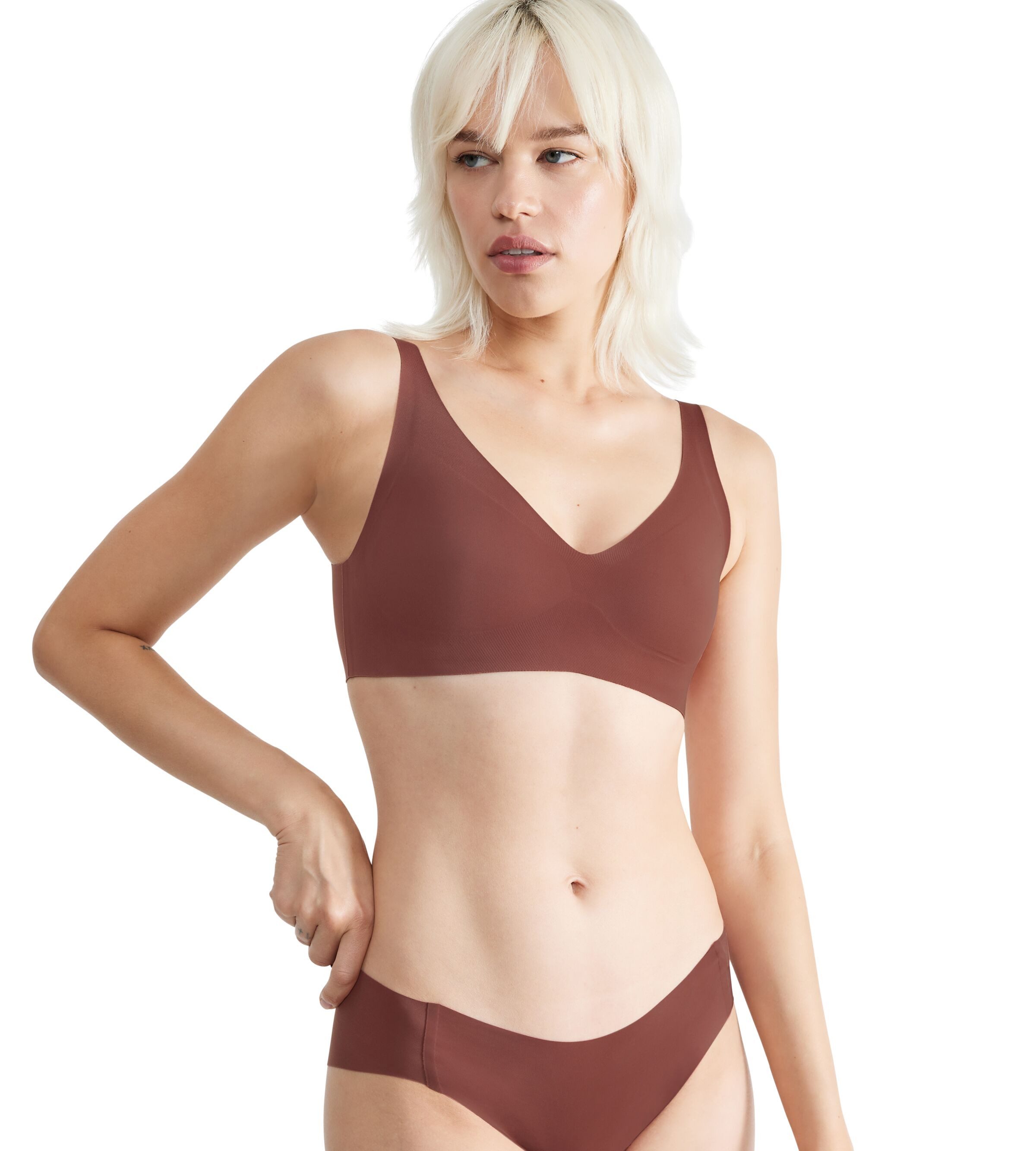 Sloggi Bralette ZERO Feel 2.0 mit herausnehmbaren Pads, mittlerer Halt, Mikrofaser