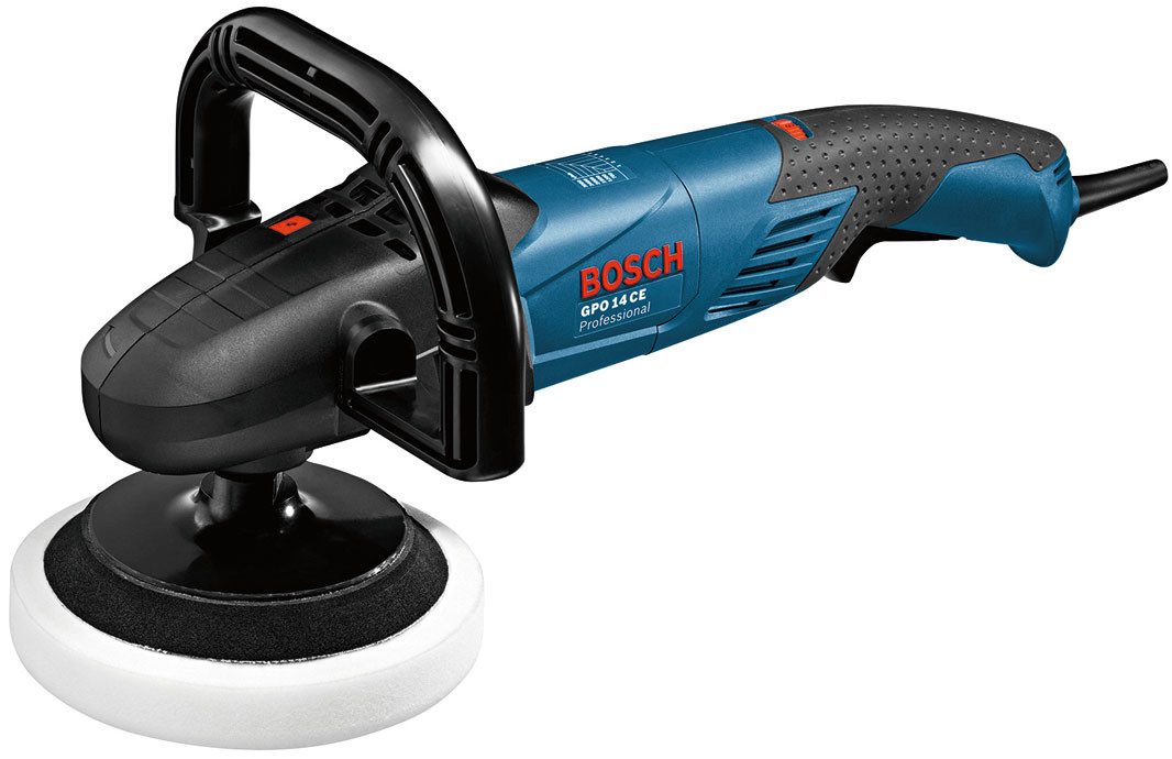 Bosch Professional Poliermaschine »GPO 14 CE«, 1400-Watt, 2,5 kg mit Zusatzgriff und D-Griff