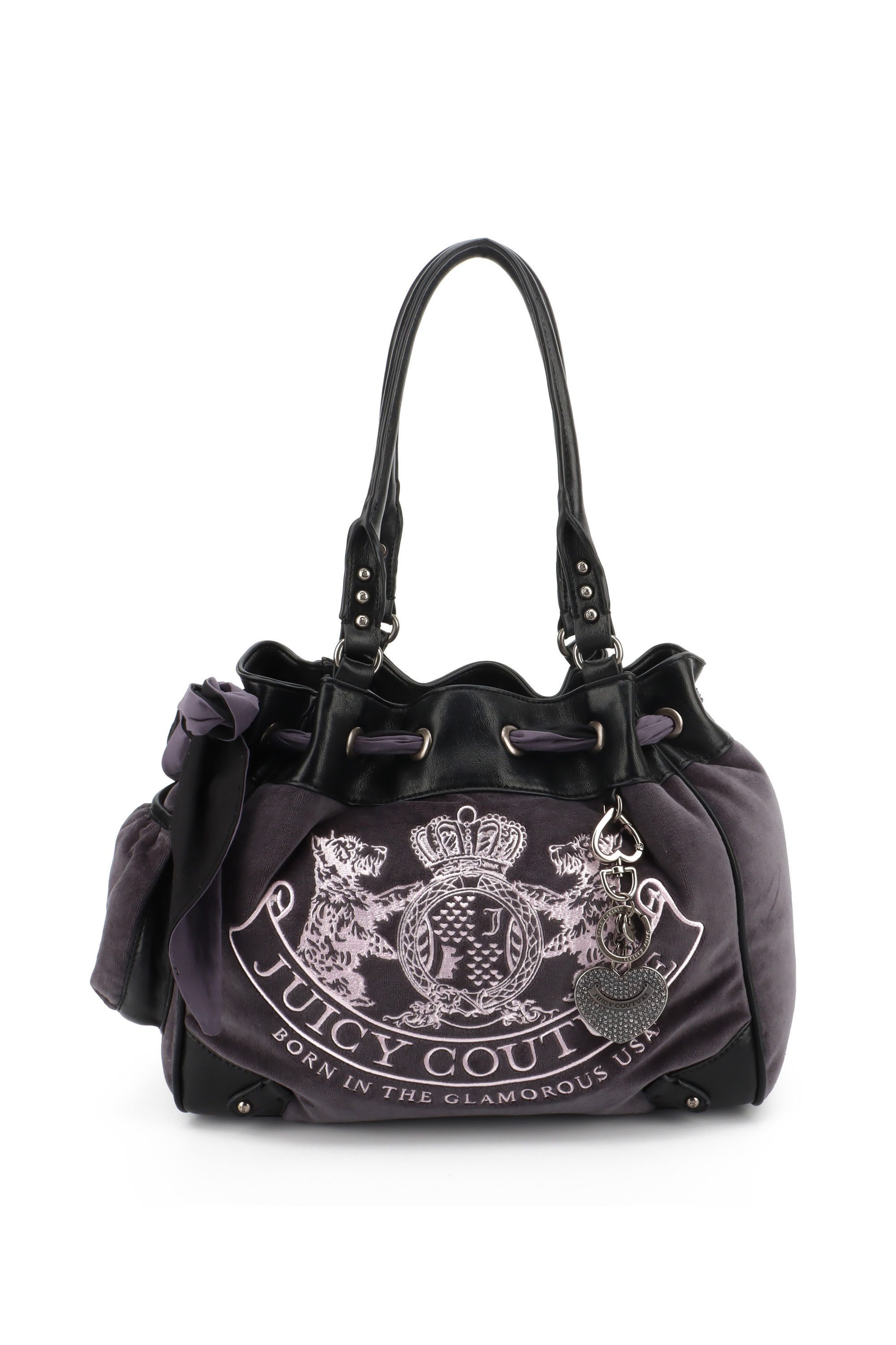 Juicy Couture Tragetasche DAYDREAMER CLASSIC CREST LARGE DOUBLE HANDLE BAG.. Damen, Tragetasche Damen, Shopper, Einkaufstasche, Fashion, Lifestyle, Sale