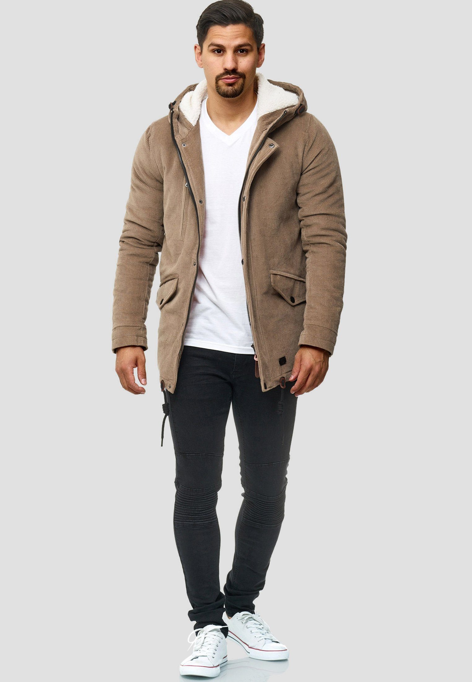 Dudley Greige Indicode Winterjacke