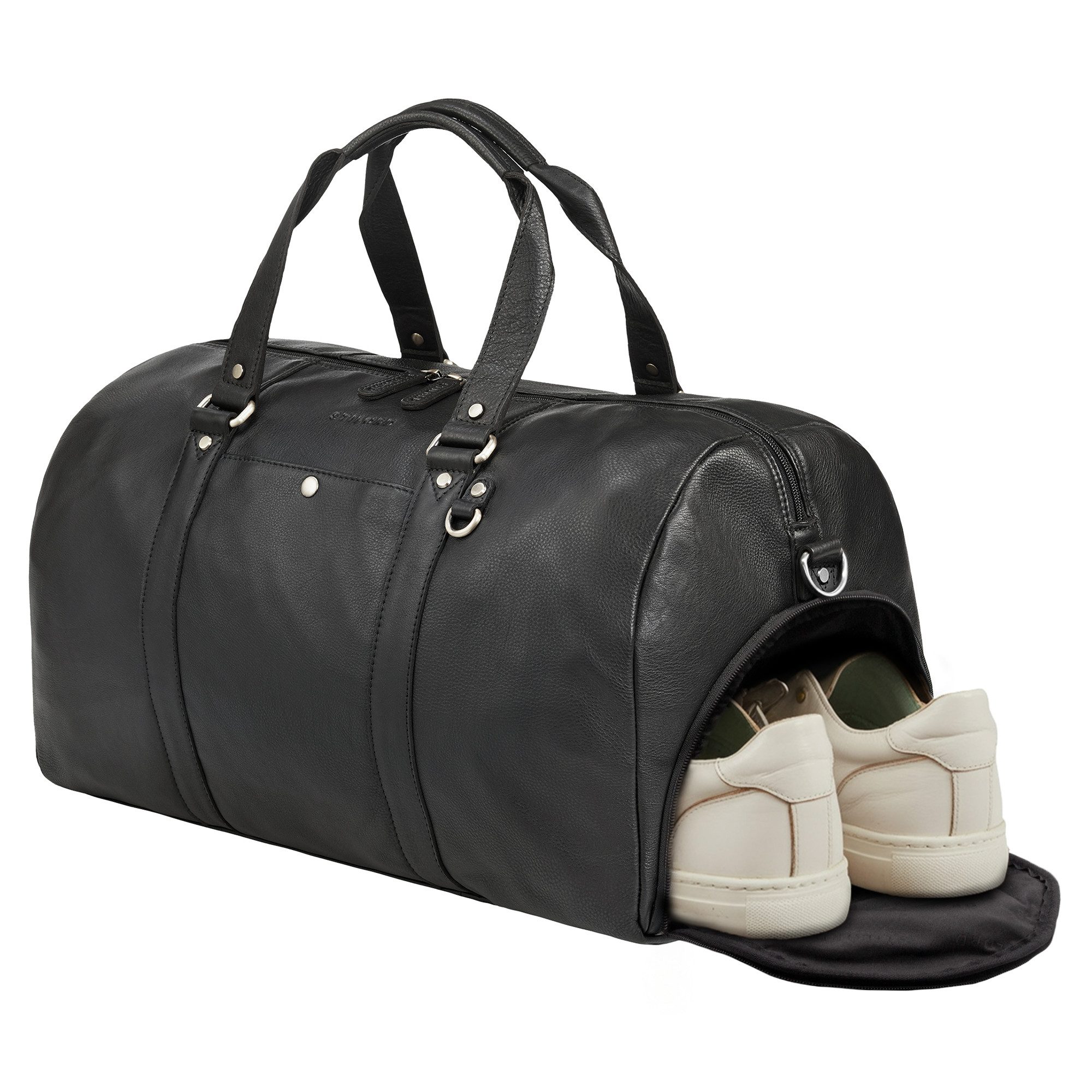 STILORD Weekender "Ventura" Echtleder Weekender Herren & Damen Groß