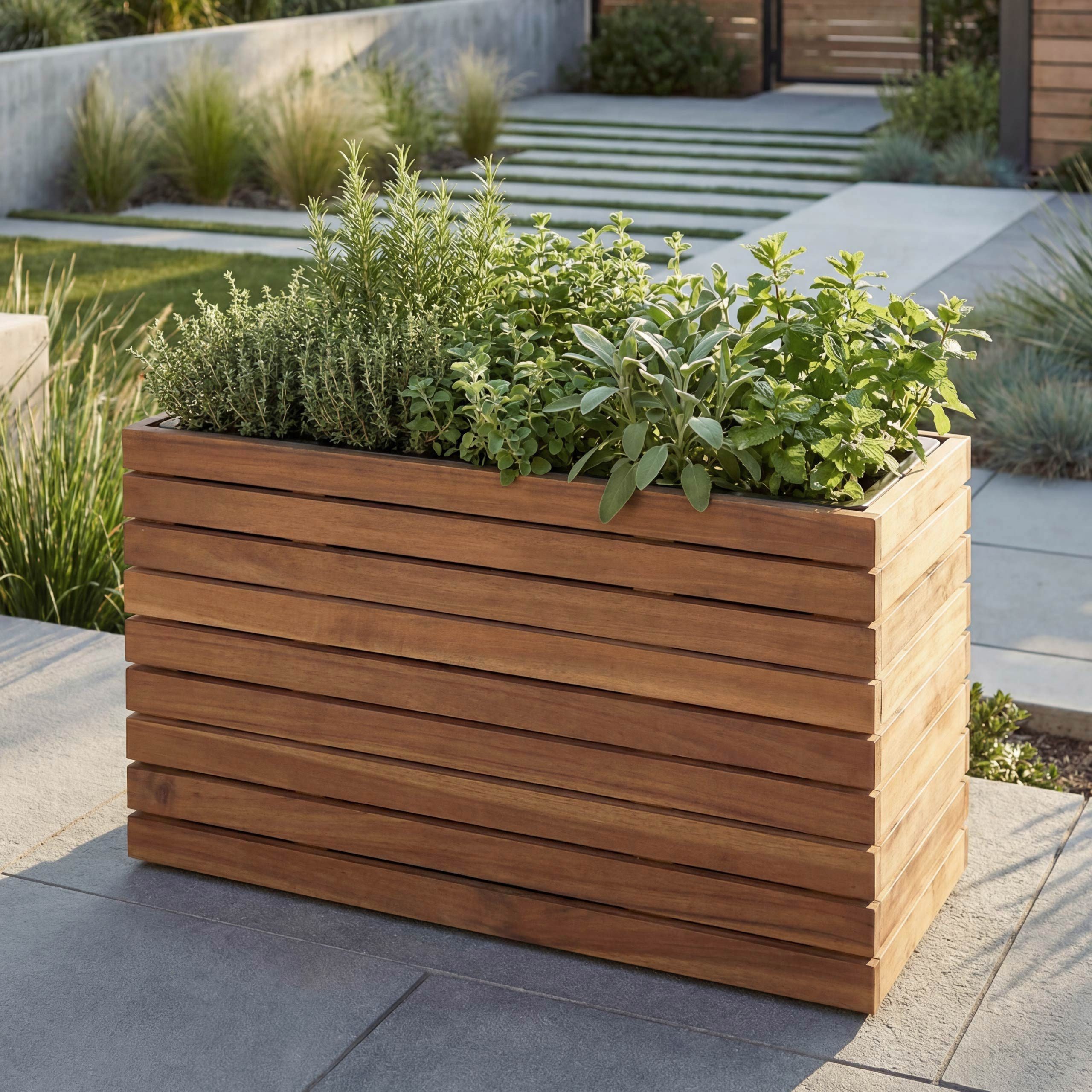 MCW Blumenkasten MCW-L21, Outdoor geeignet, Inklusive Fußbodenschoner