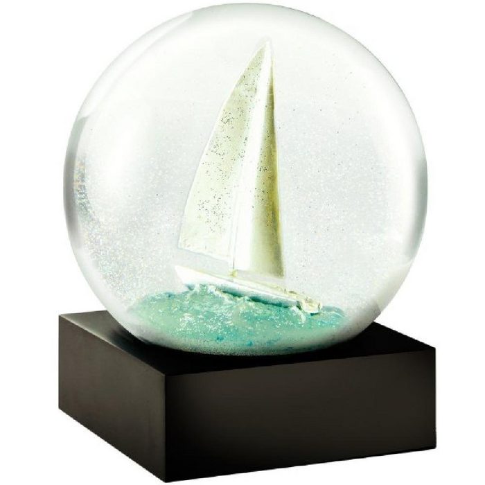 Cool Snow Globes Skulptur Schneekugel Sailboat