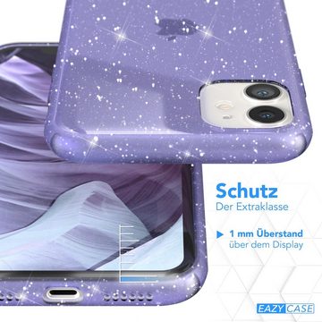 EAZY CASE Handyhülle Glitter Case für Apple iPhone 11 6,1 Zoll
