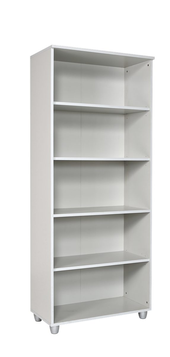 Furni24 Aktenregal Regalschrank, 80 cm x 40 cm x 190 cm, grau Dekor | Aktenregale