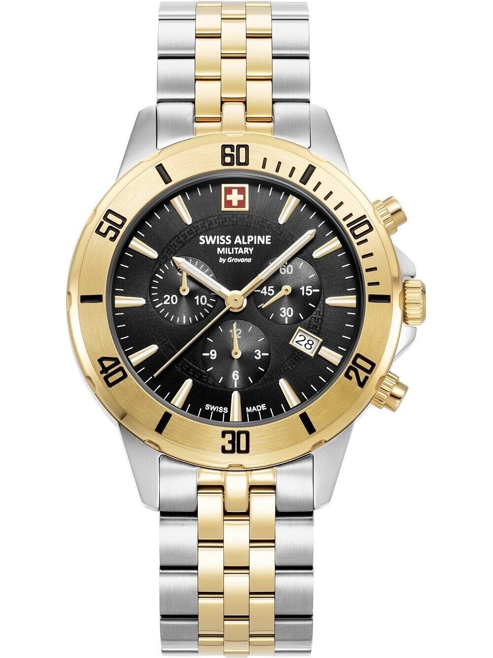 Swiss Alpine Military Chronograph Schweizer Alpen-Militärmodell 7024-9147