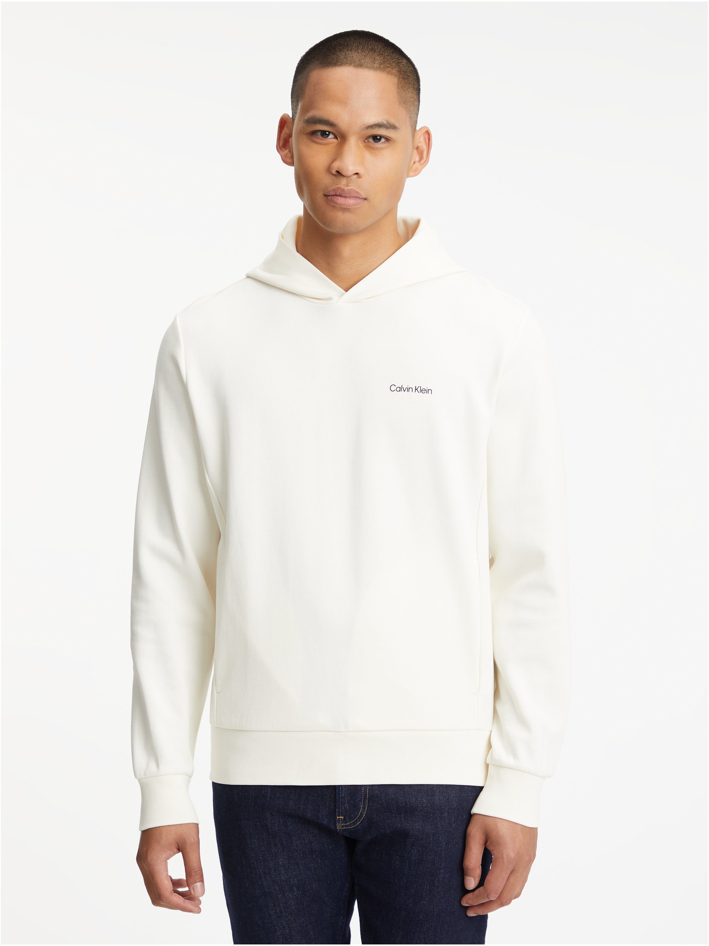 Calvin Klein Kapuzensweatshirt Sweatshirt MICRO LOGO RE mit Logoschriftzug