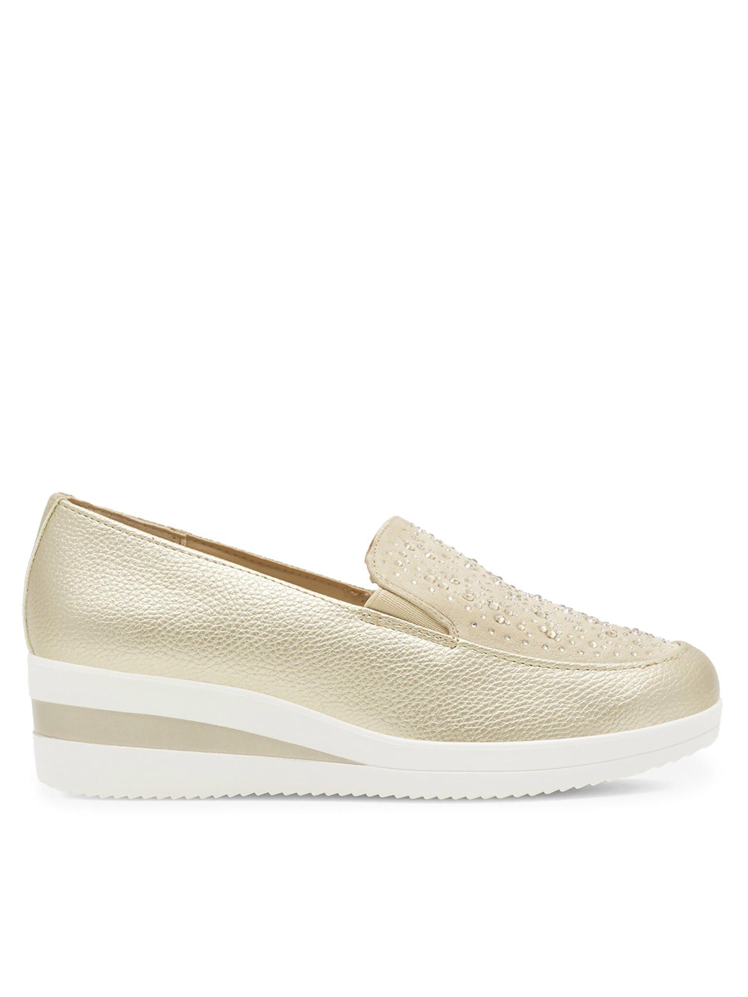 Clara Barson Halbschuhe WYL1711-29 Goldfarben Schnürschuh günstig online kaufen