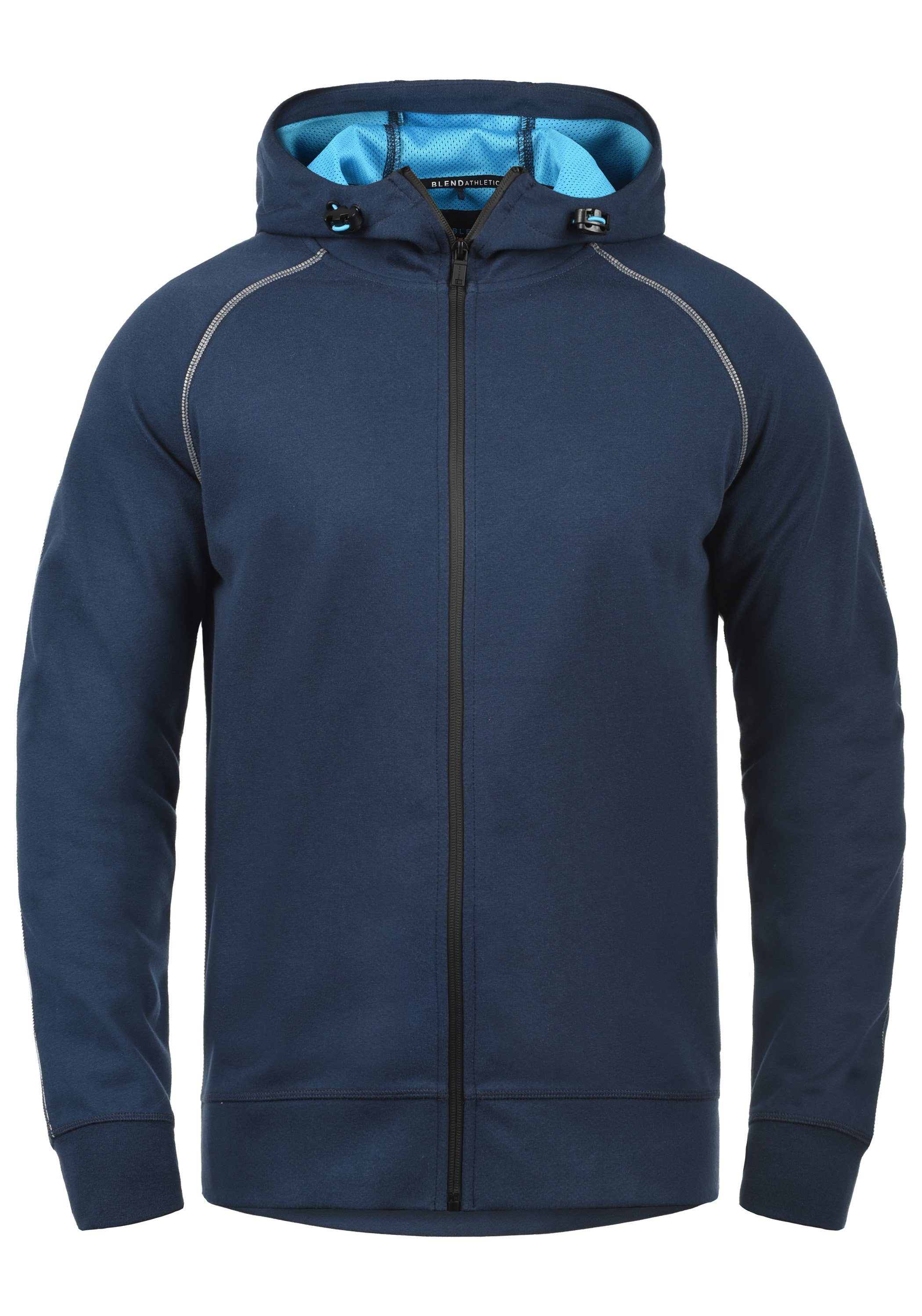 Blend Funktions-Kapuzensweatjacke BHLucao Sportjacke mit verlängerter Rückenpartie