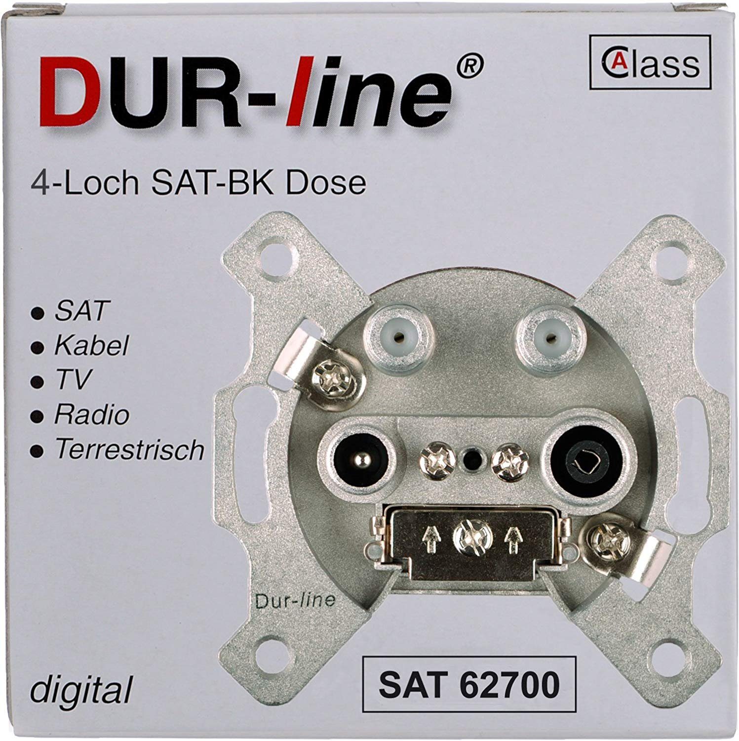 Sat-Stichleitungsdose DUR-line 62700 - DSA SAT-Kabel DUR-line