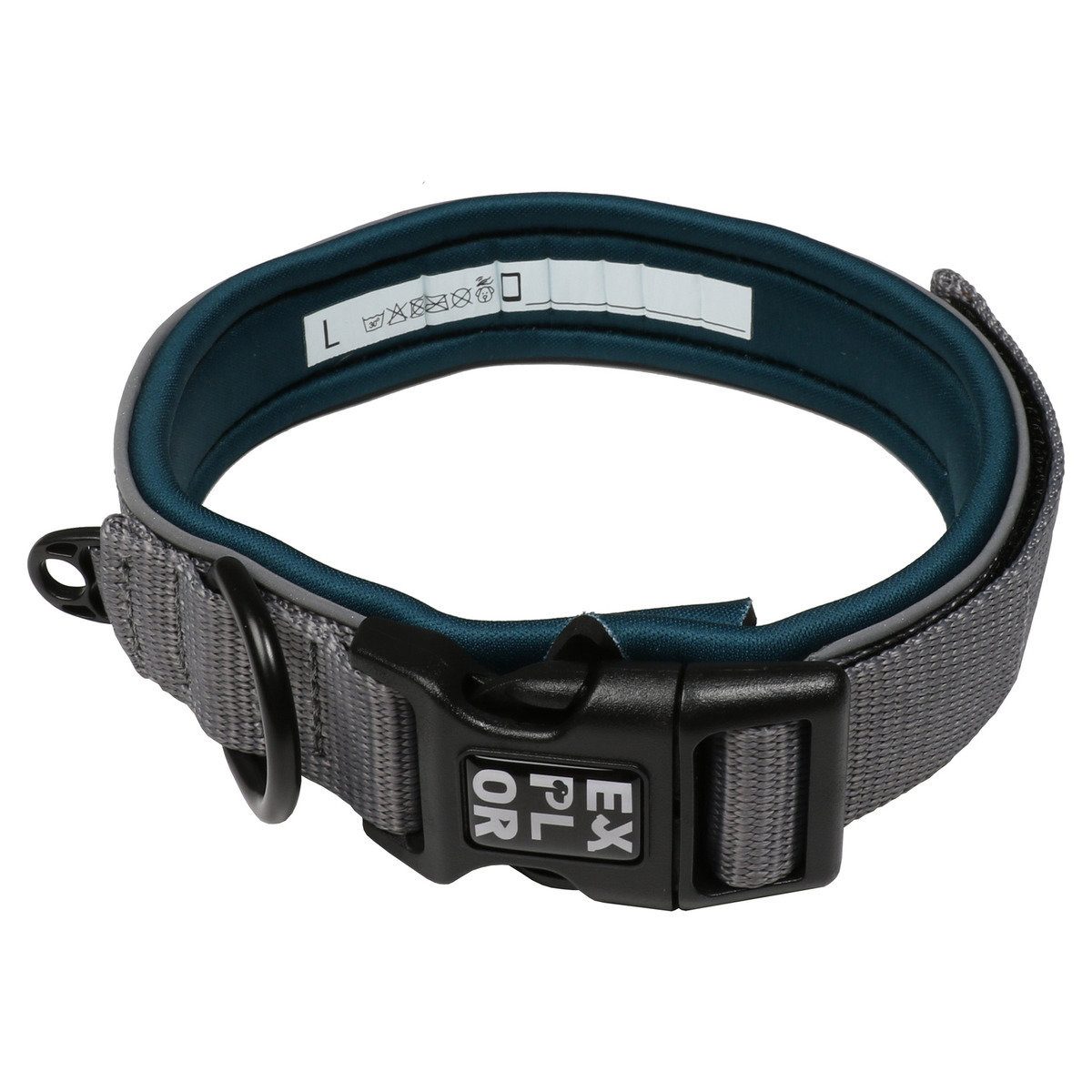 DUVO+ Hunde-Halsband EXPLOR Ultimate Fit Comfy Halsband Classic petrol blue