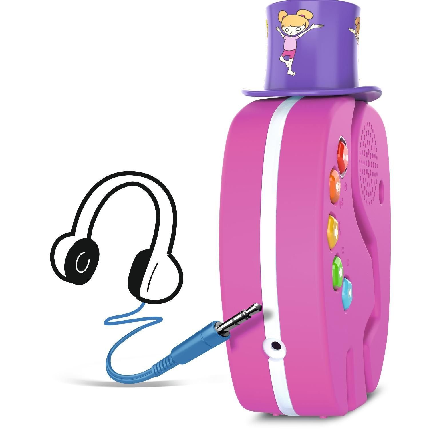 pink Kinder über streamen) TechniSat TECHNIFANT Bluetooth-Lautsprecher Nachtlicht Audio für (Bluetooth, Audioinhalte Player und Bluetooth