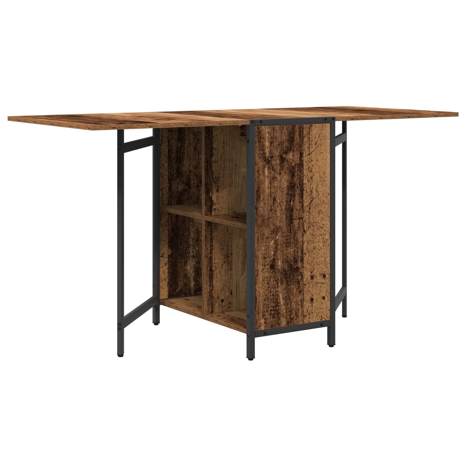 vidaXL Esstisch Esstisch 144 x 60 x 75 cm Holzwerkstoff Altholz Rechteckig (1-St)
