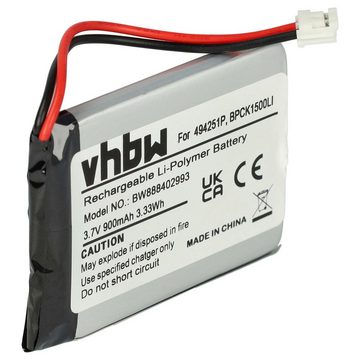 vhbw kompatibel mit Audioline Babysense 5 Video Akku Li-Polymer 900 mAh (3,7 V)