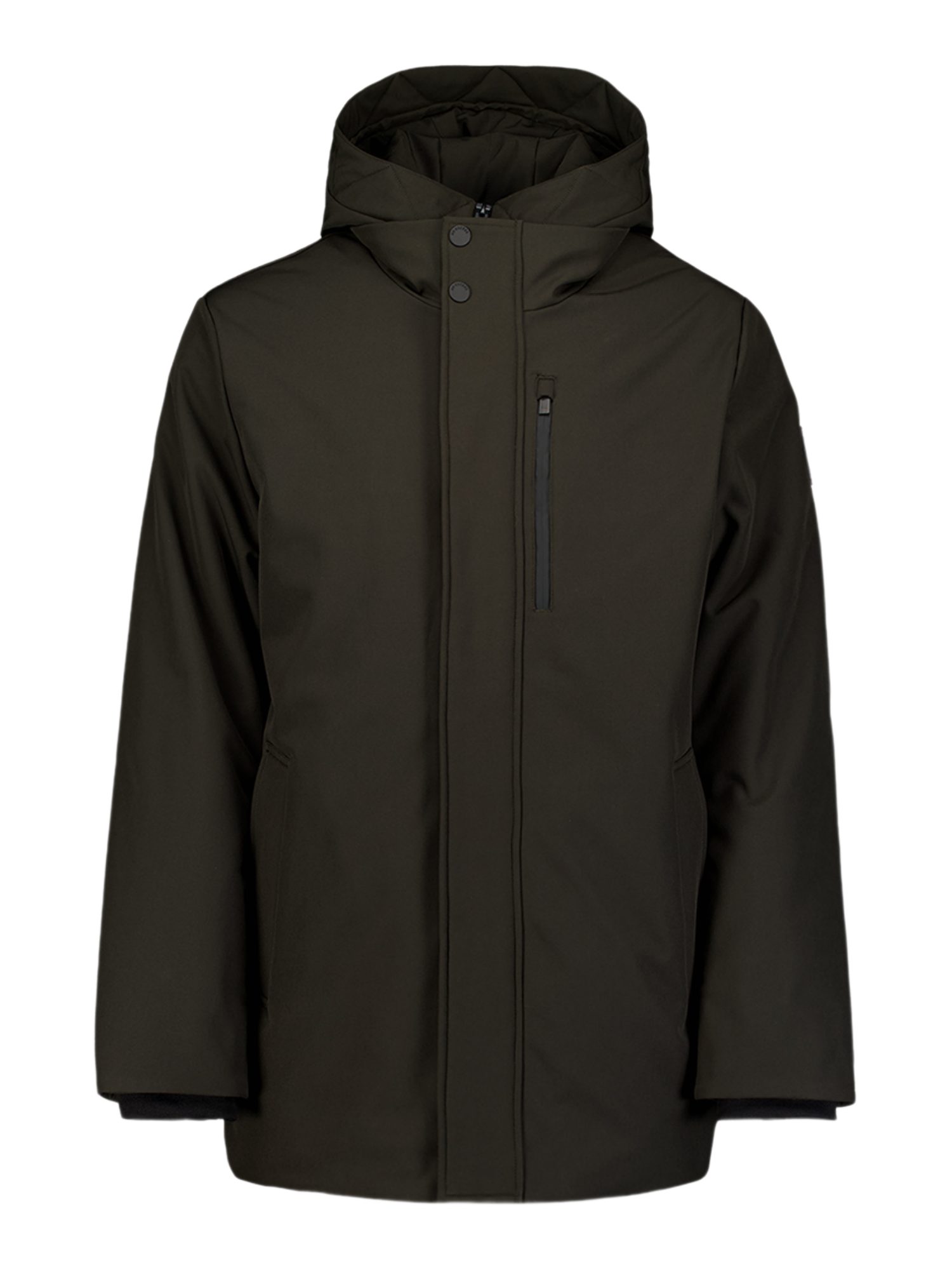 NO EXCESS Funktionsweste Men's braun,Outdoor,Polyester,Unifarben,Stehkragen,Langarm,Regular Fit