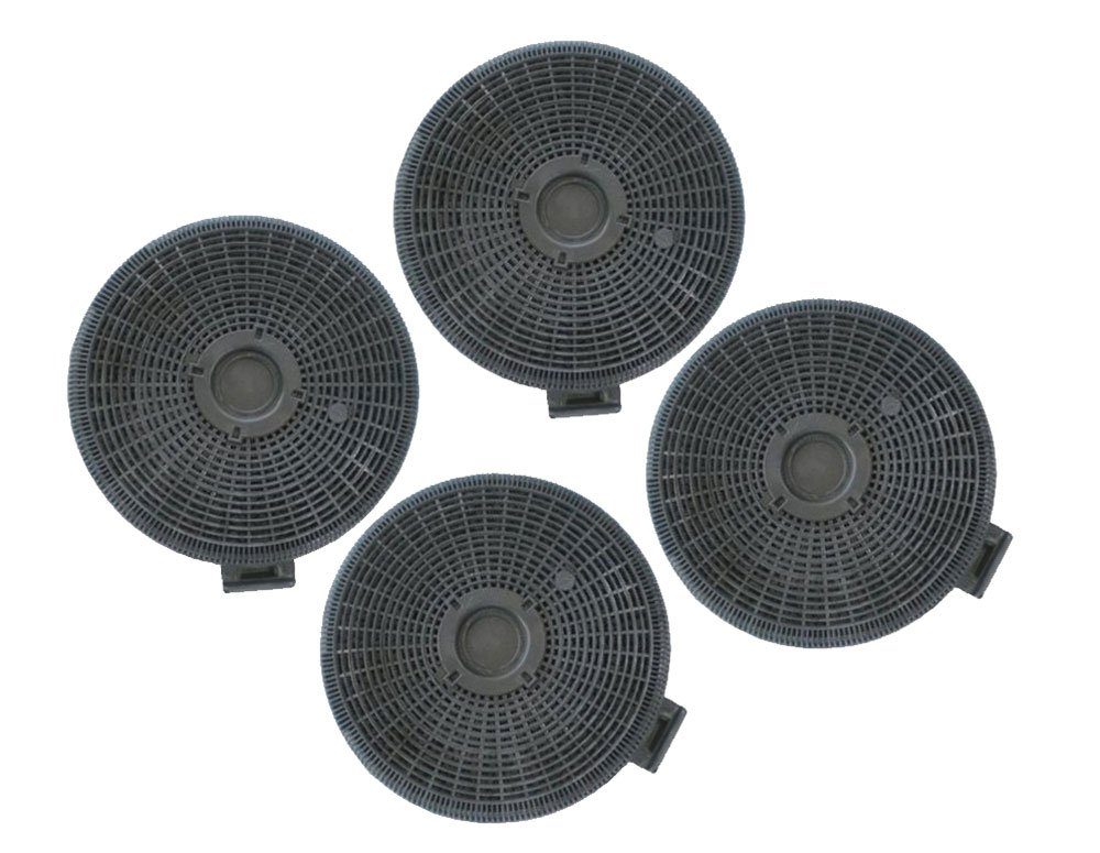 Aktivkohlefilter 4 Stück D4C passend zu Teka DB / DB1 / DBB / DH / DHX / DGE / NC / NC2