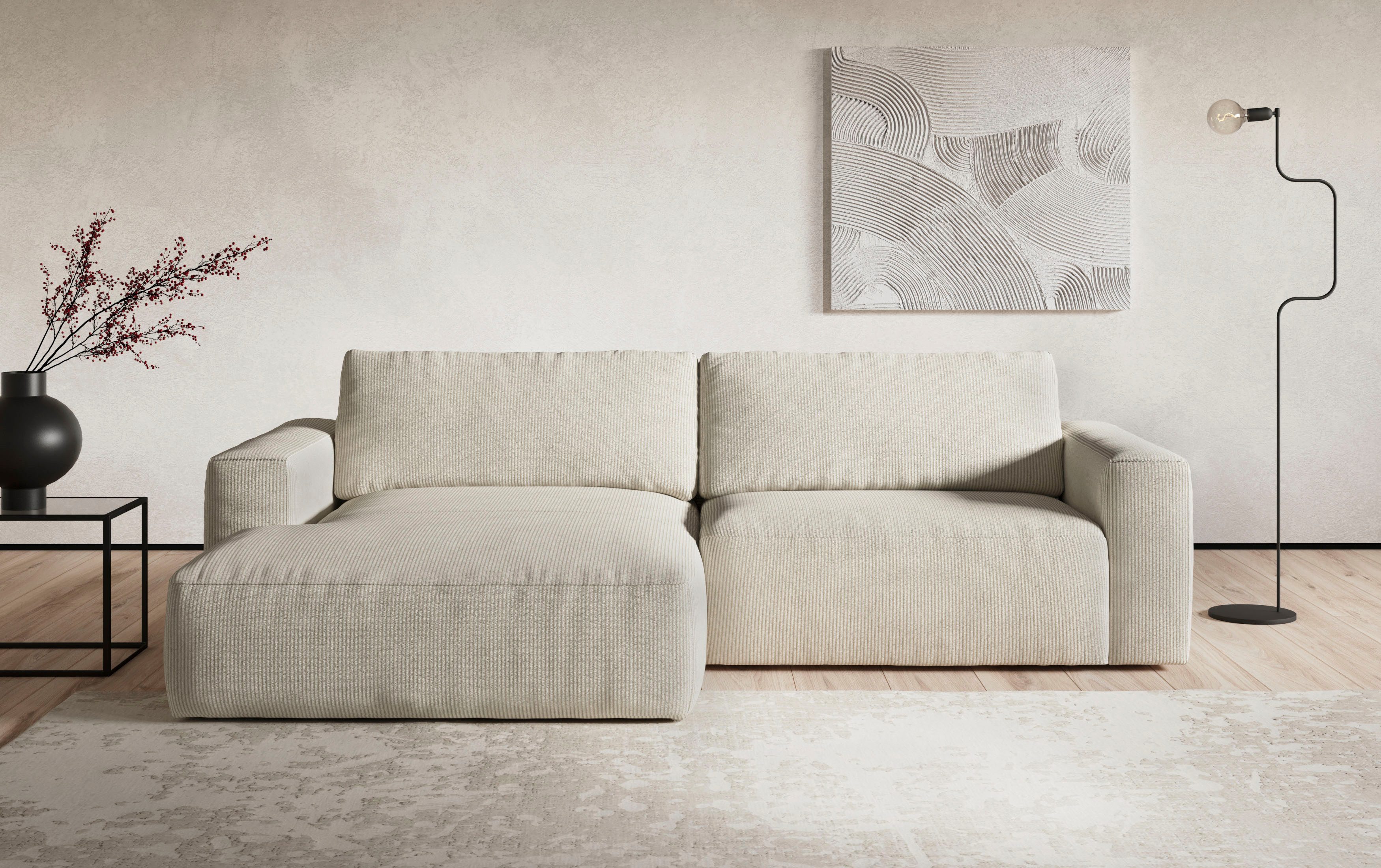 COTTA Ecksofa "Lasso L-Form, XL-Sofa" günstig online kaufen