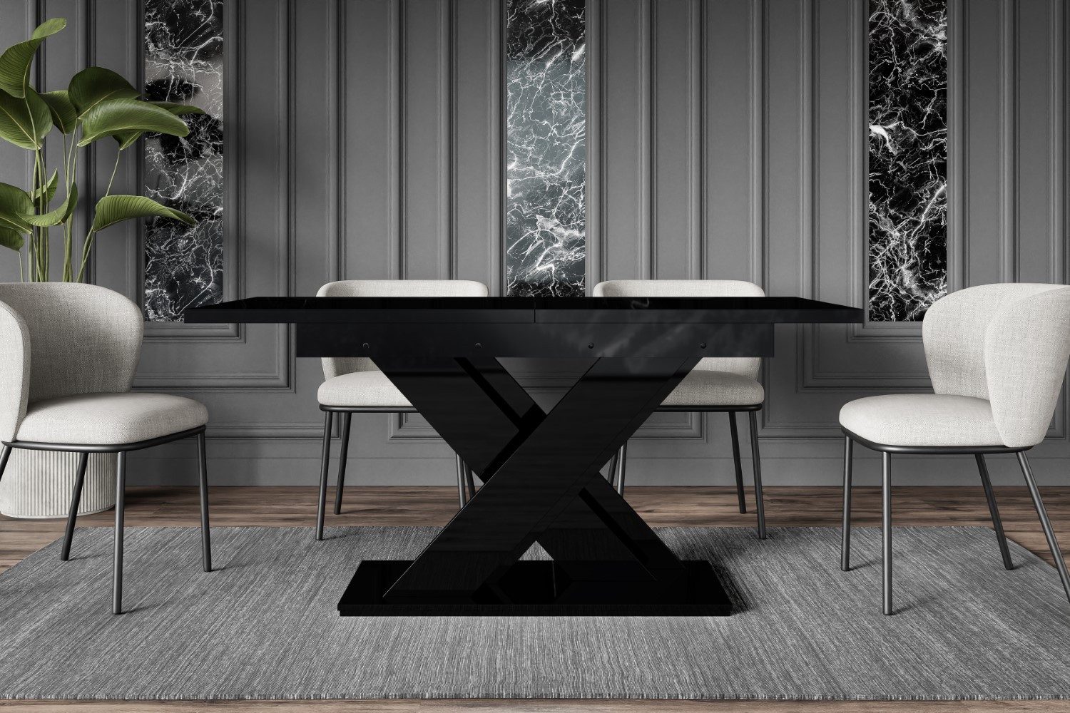 ALTDECOR Esstisch RONX (Esstisch ausziehbar, Esszimmertische, Tisch Wohnzim günstig online kaufen