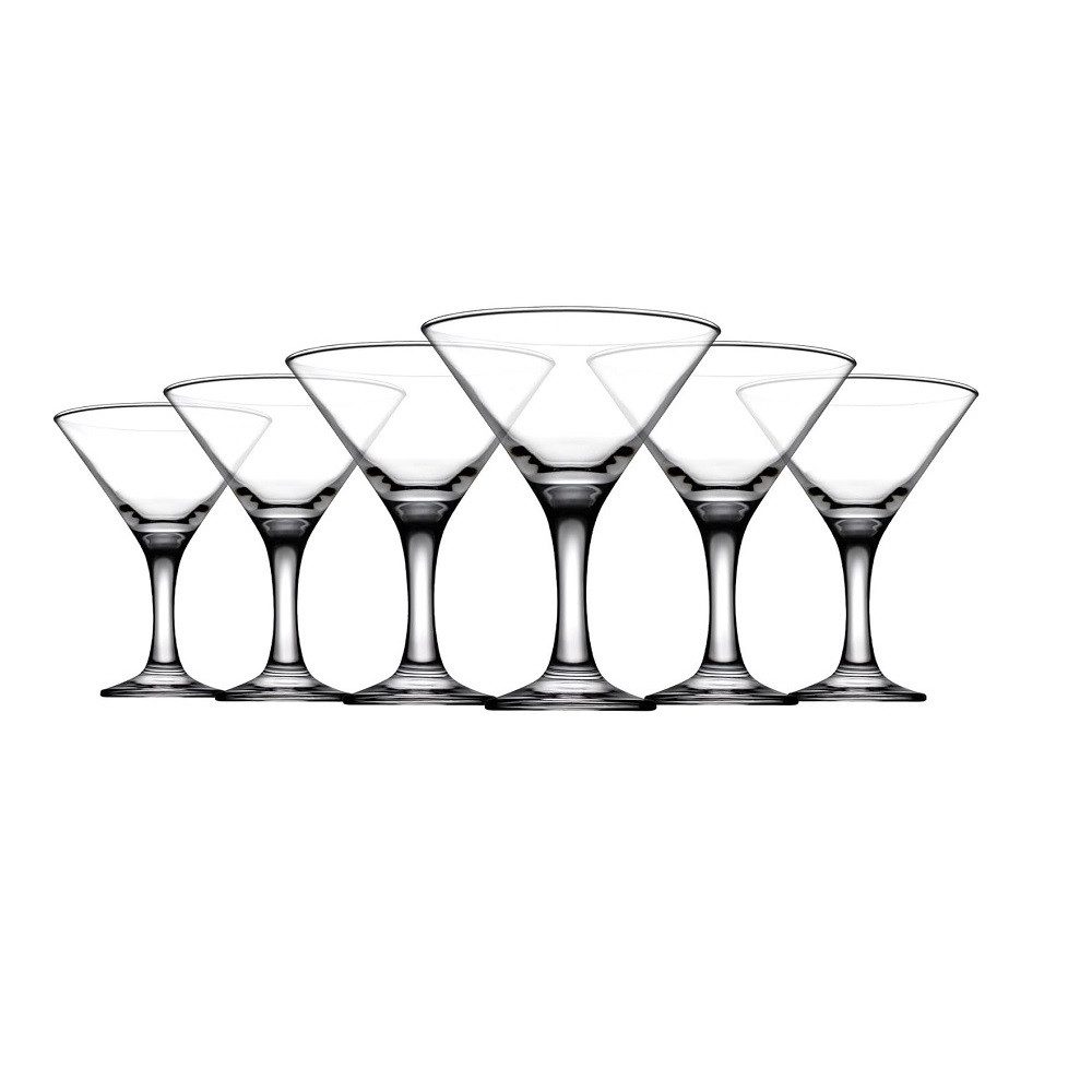 Pasabahce Cocktailglas Pasabahce Bistro Martiniglas 6er Set, Glas