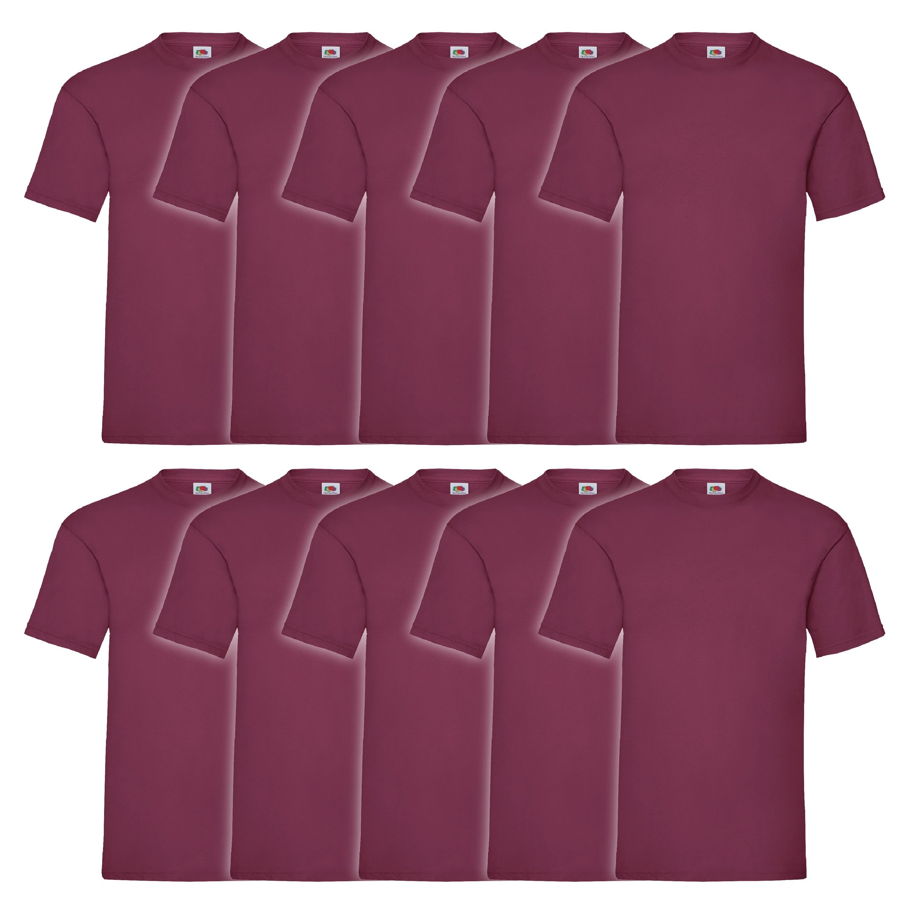 Fruit of the Loom Rundhalsshirt Fruit of the Loom Valueweight T 10er Pack günstig online kaufen