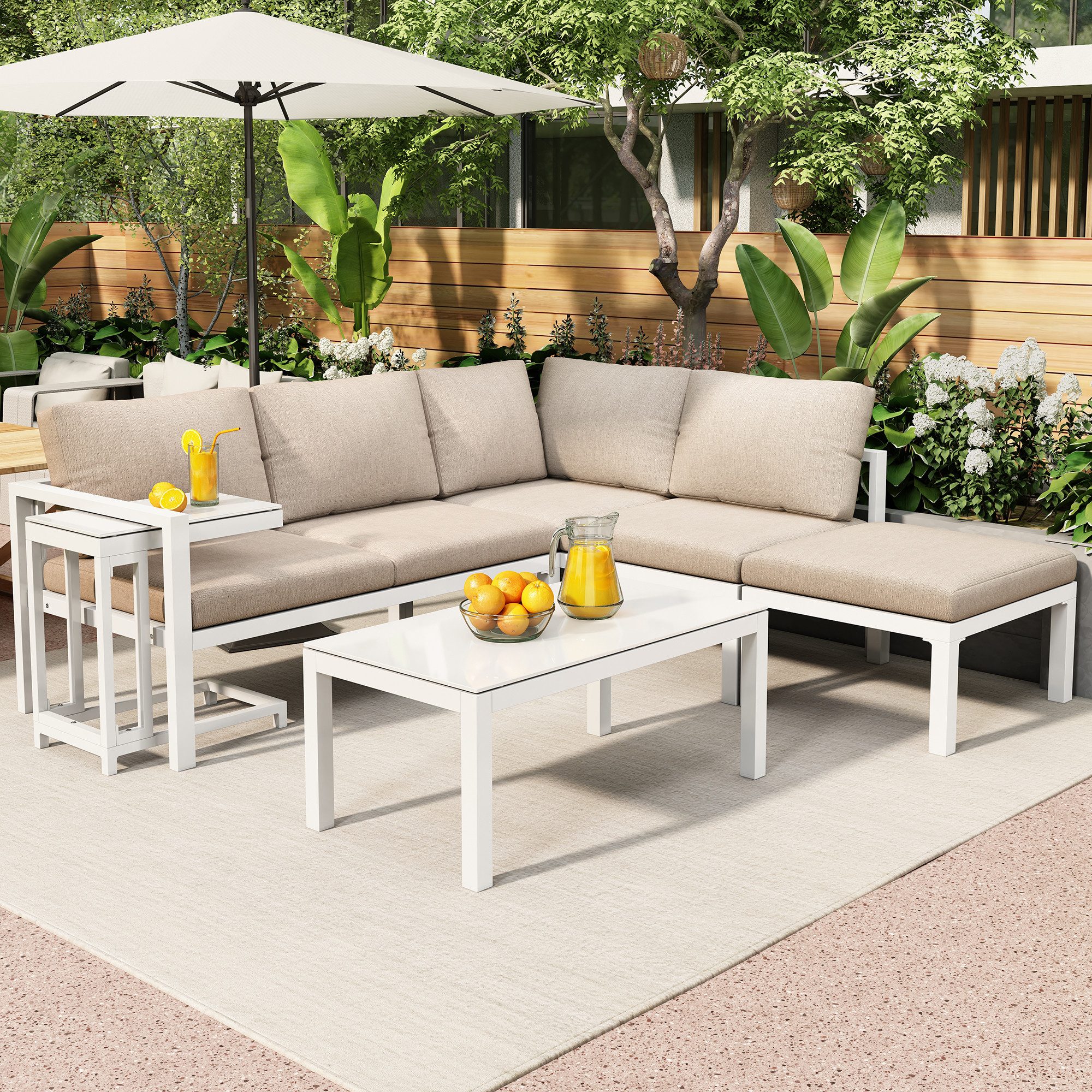 Gotagee GartenloungeSet GartenLoungeSesselSet EckLounge