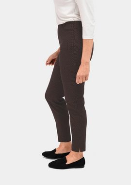 GOLDNER Stoffhose Stretchbequeme Jacquard-Hose MARTHA