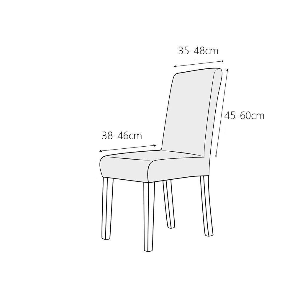 Stuhlhusse Stuhlhussen Stuhl, Abnehmbar, HIBNOPN 4er für Set Stretch, Waschbar