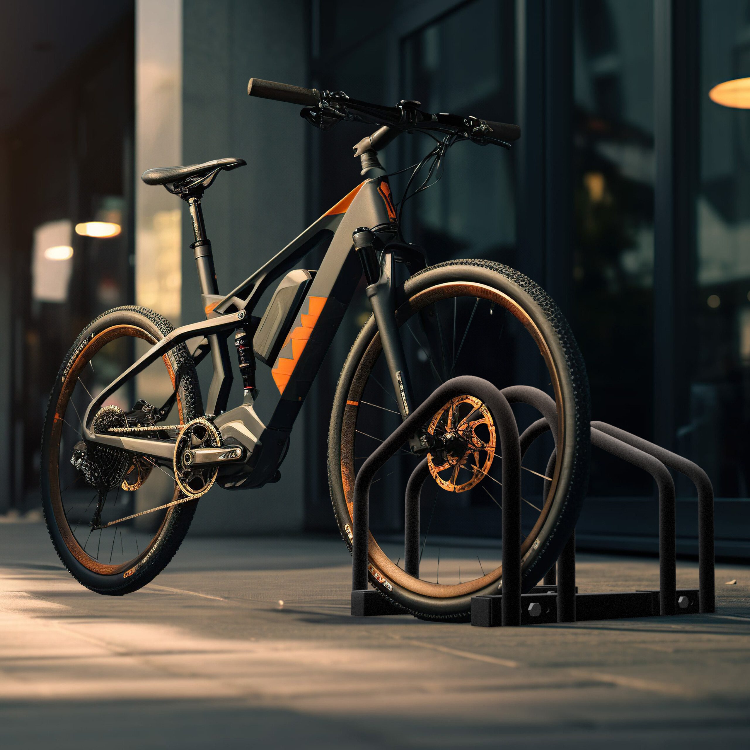 relaxdays Fahrradständer für 2 Fahrräd