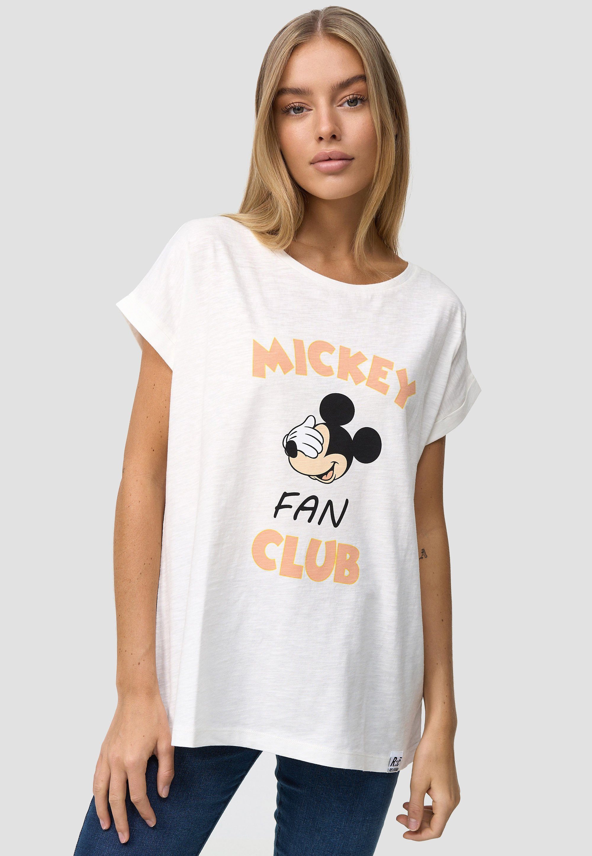 Club Mickey zertifizierte Bio-Baumwolle T-Shirt Fan GOTS Recovered Mouse