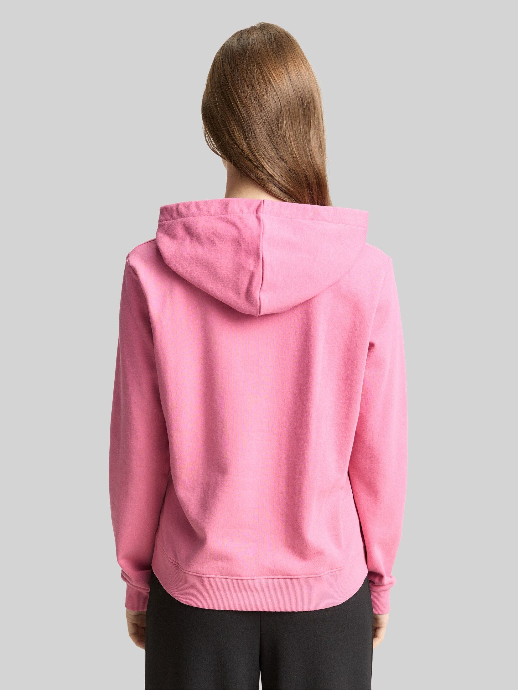 TOM TAILOR Denim Sweatshirt Strick & Sweatshirts Hoodie Sweatshirt mit Stickerei