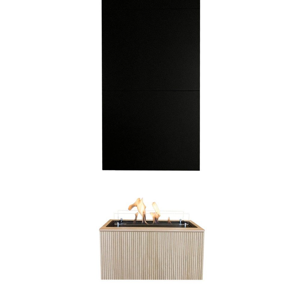 XARALYN Echtfeuer-Dekokamin Ethanol Wandkamin - Jörne-Compakt - 3 kW Heizung