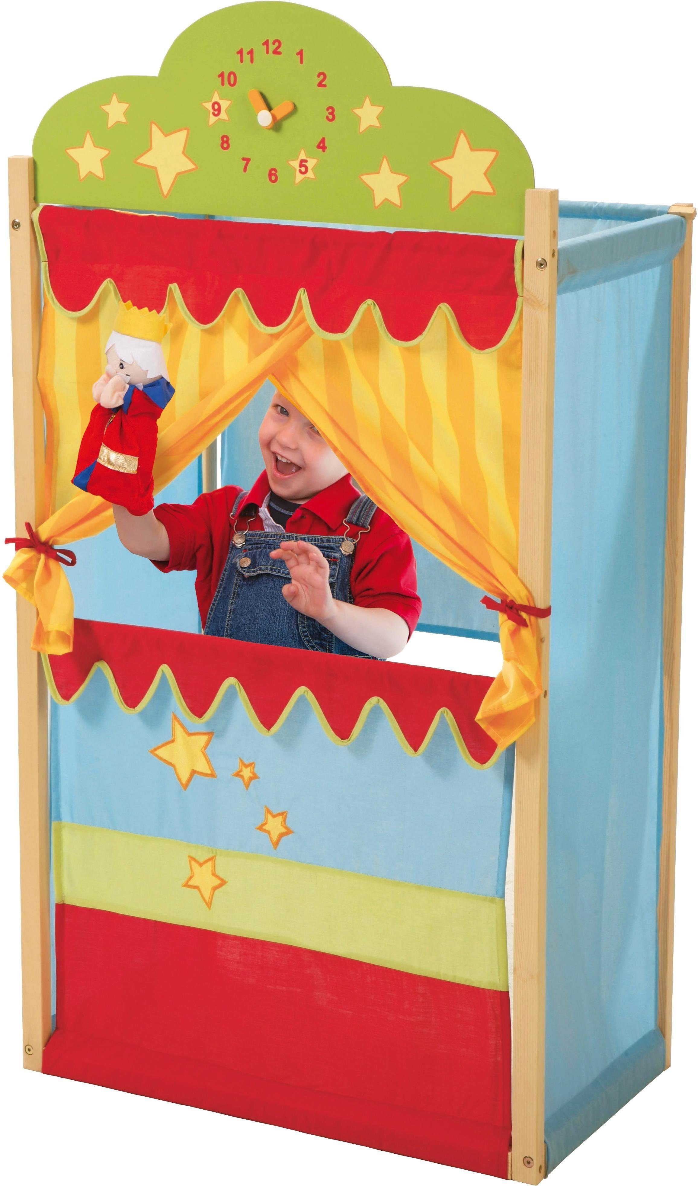 roba® Kasperletheater (mit Holzgestell und Stoffbespannung) günstig online kaufen