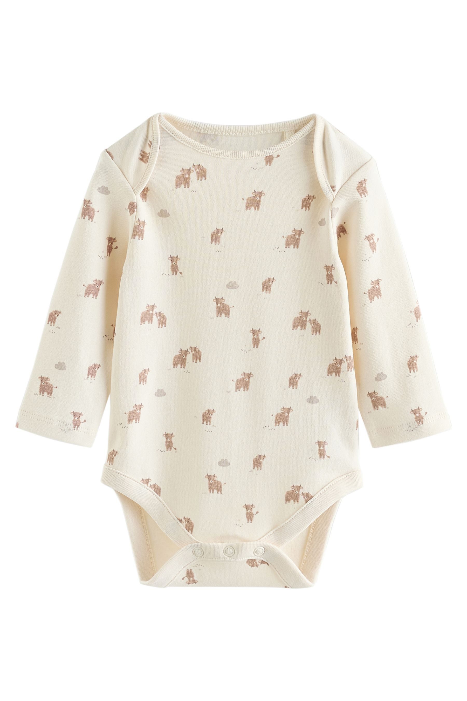 Next Langarmbody Baby-Body mit langem Arm im 3er-Pack (3-tlg)