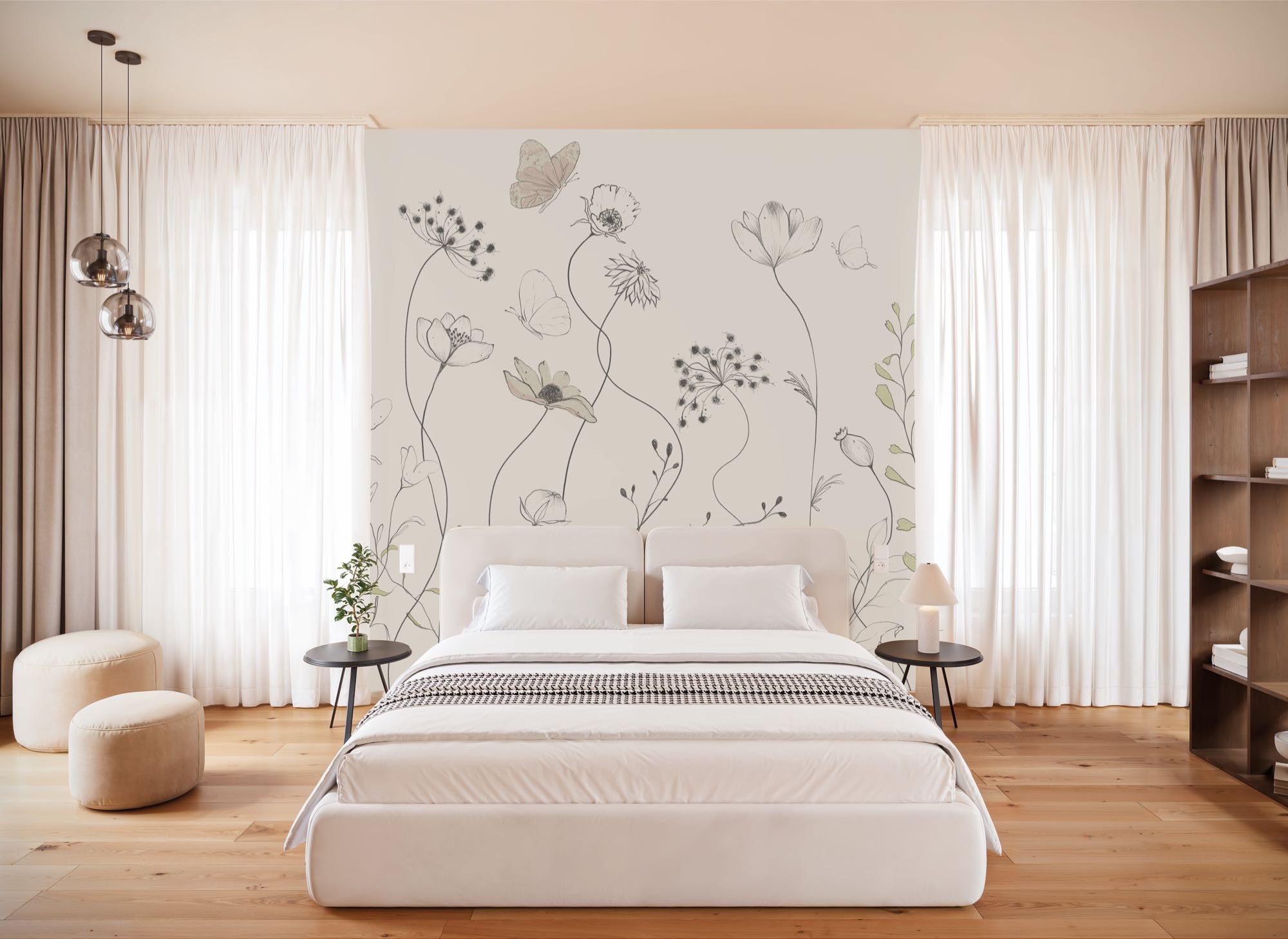 Komar Fototapete Vlies Fototapete - Easy Breezy - Größe 200 x 250 cm, glatt, Motiv, bedruckt, (4 St)