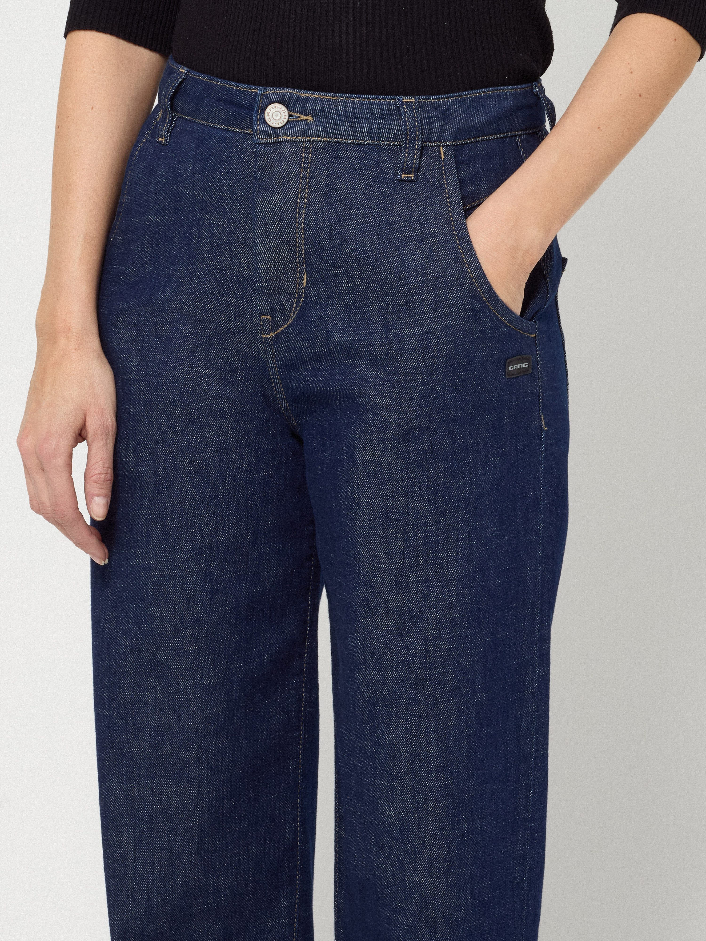 GANG 5-Pocket-Jeans 94VIA im Balloon-Fit, verkürzte Beinlänge – Bild 4 von 5