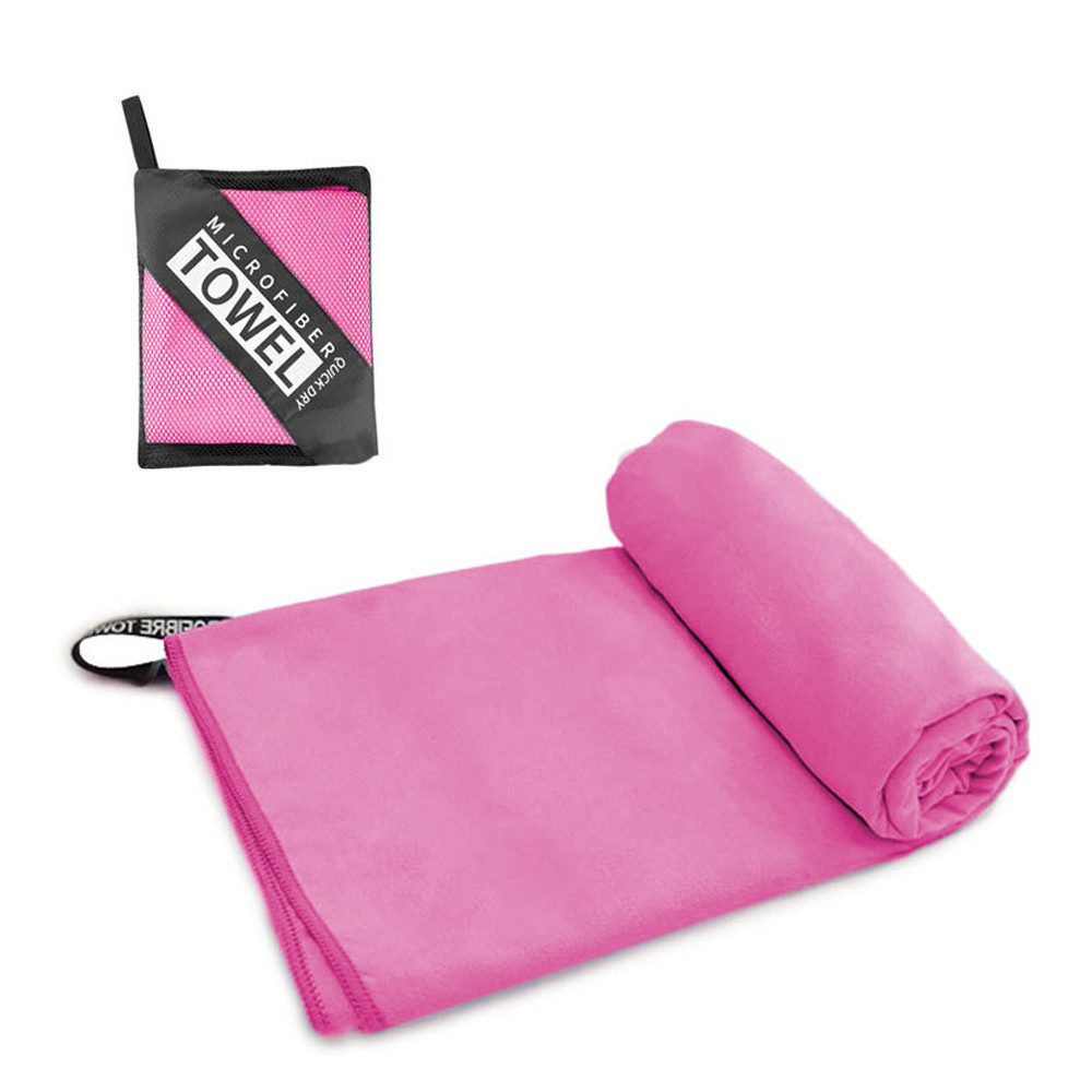 Coonoor Strandtuch Mikrofaser Handtuch Set-180x80cm+80x40cm, Strandtuch, günstig online kaufen